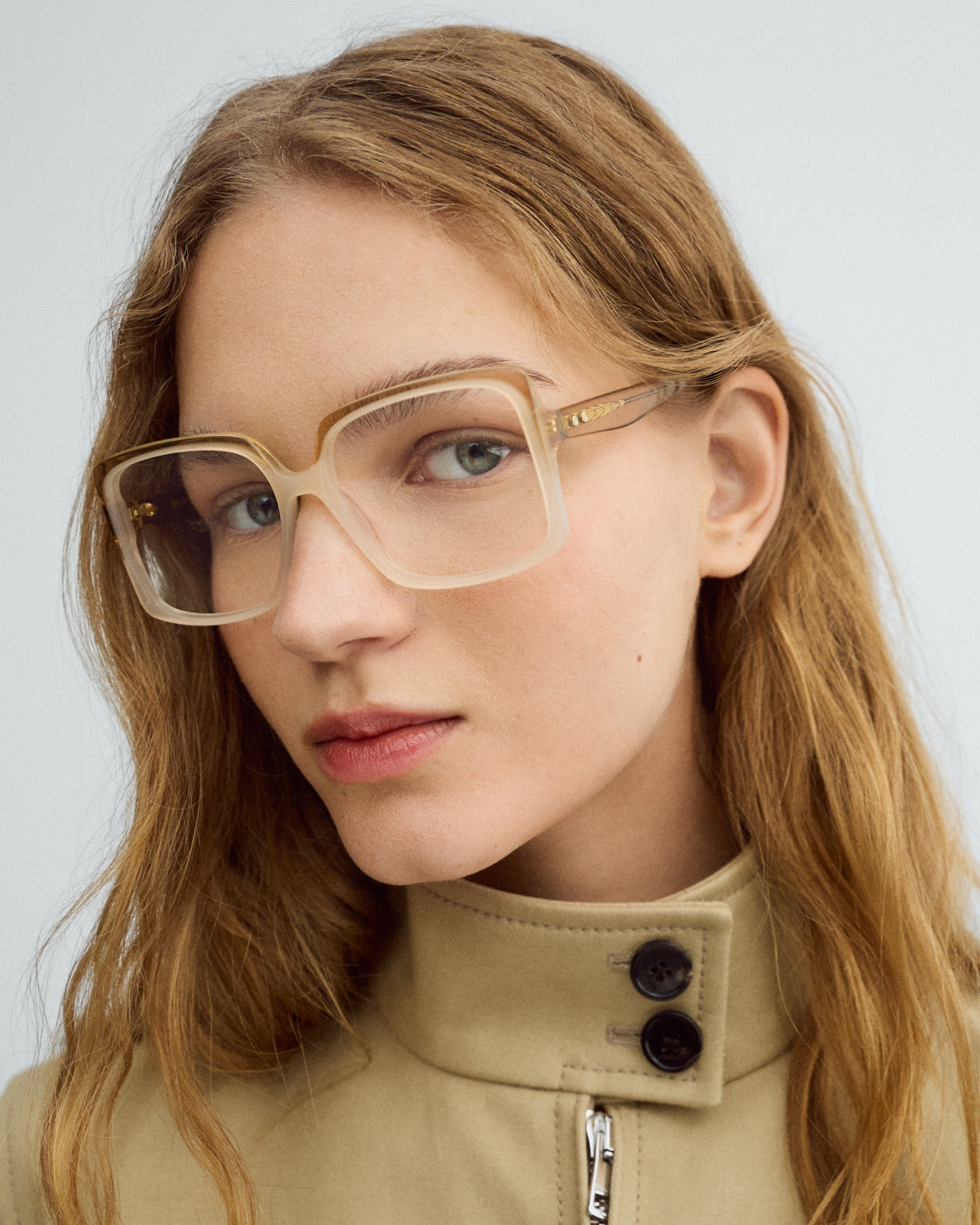 AYRA: Cuadrada Acetato Marrón optical glasses by GIGI STUDIOS 9633