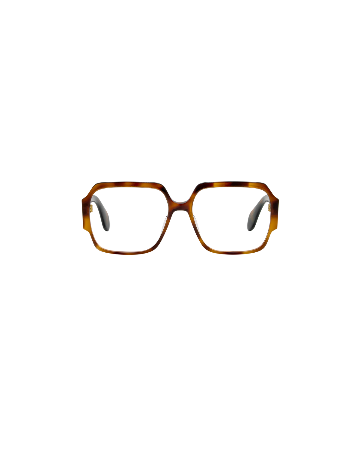 NEIRA: Geométricas Acetato Havana optical glasses by GIGI STUDIOS 8338