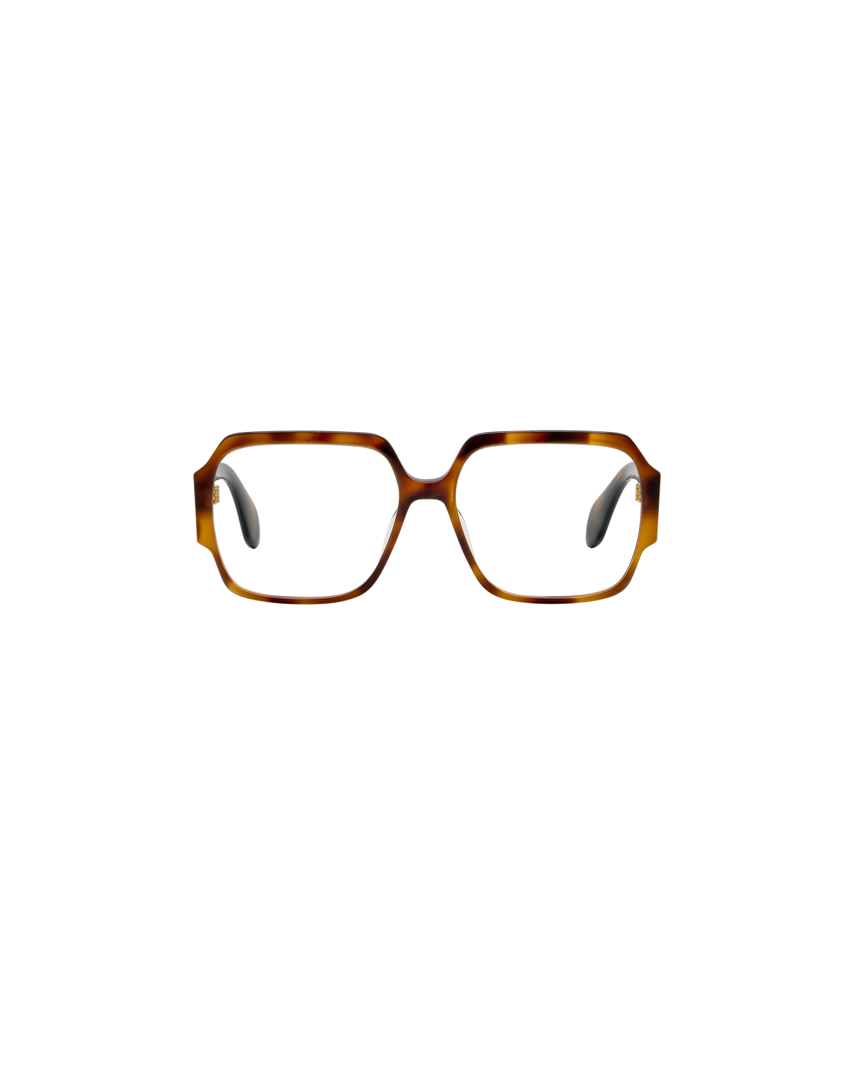NEIRA: Geométricas Acetato Havana optical glasses by GIGI STUDIOS 8338