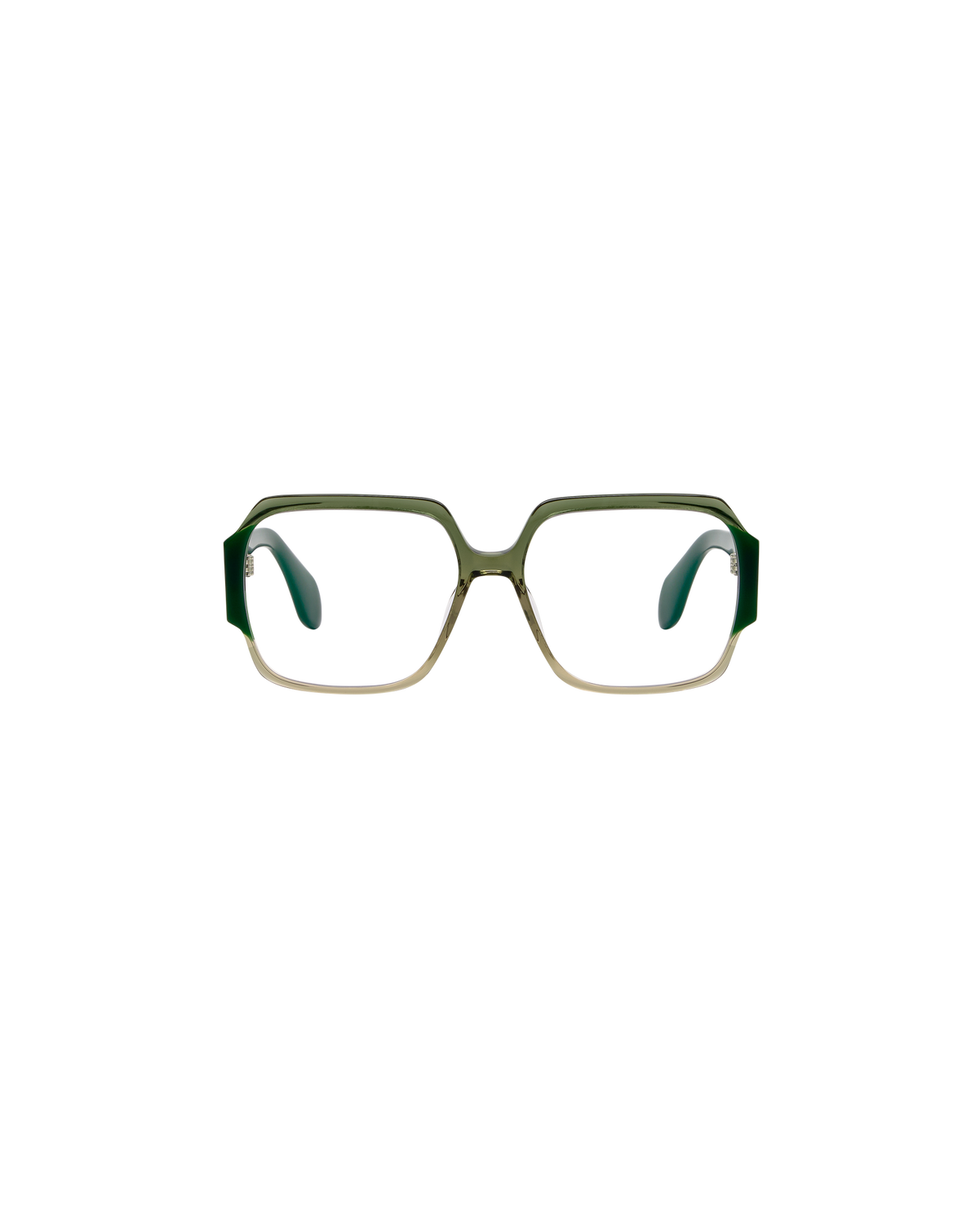 NEIRA: Geométricas Acetato Verde optical glasses by GIGI STUDIOS 8339