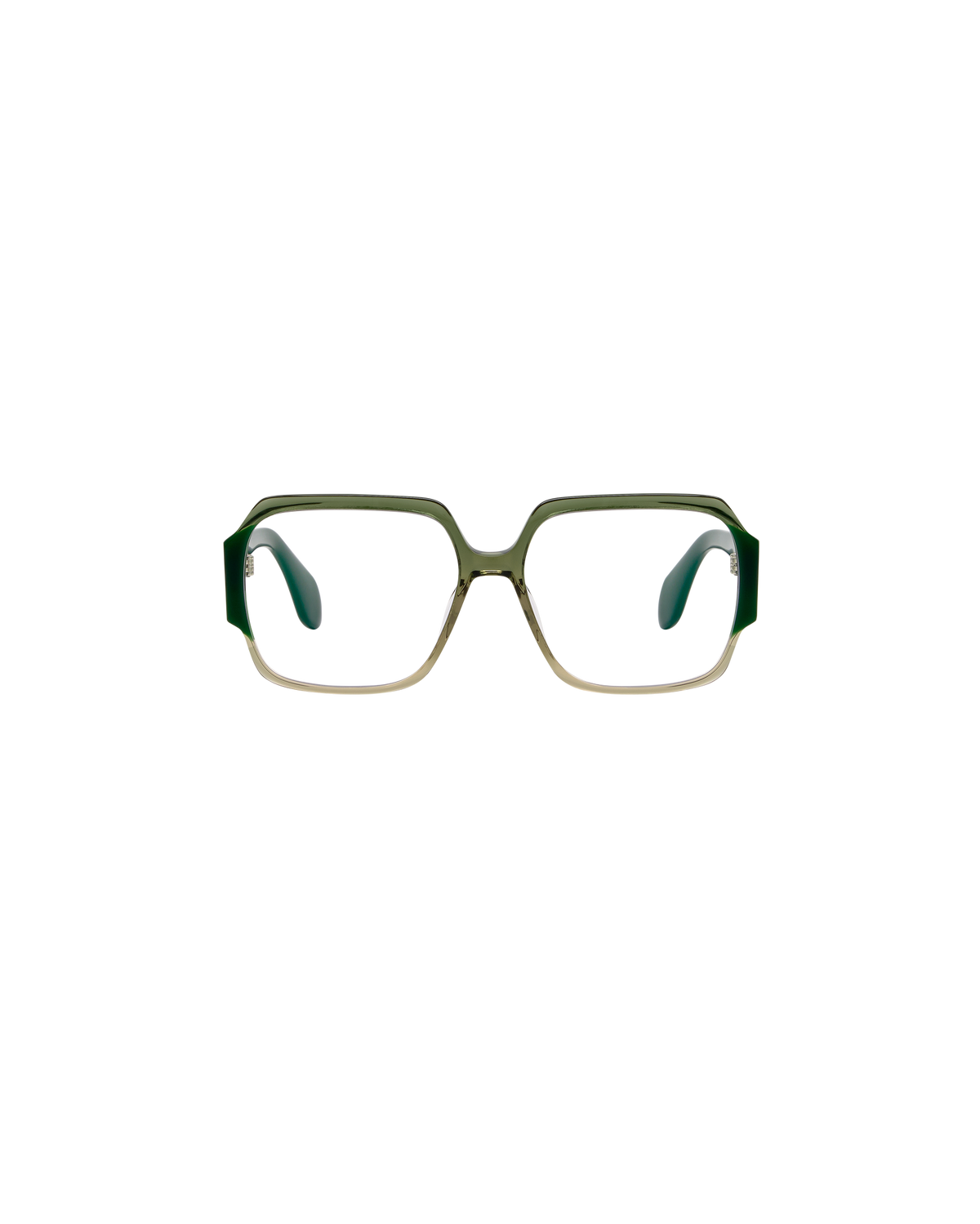 NEIRA: Geométricas Acetato Verde optical glasses by GIGI STUDIOS 8339