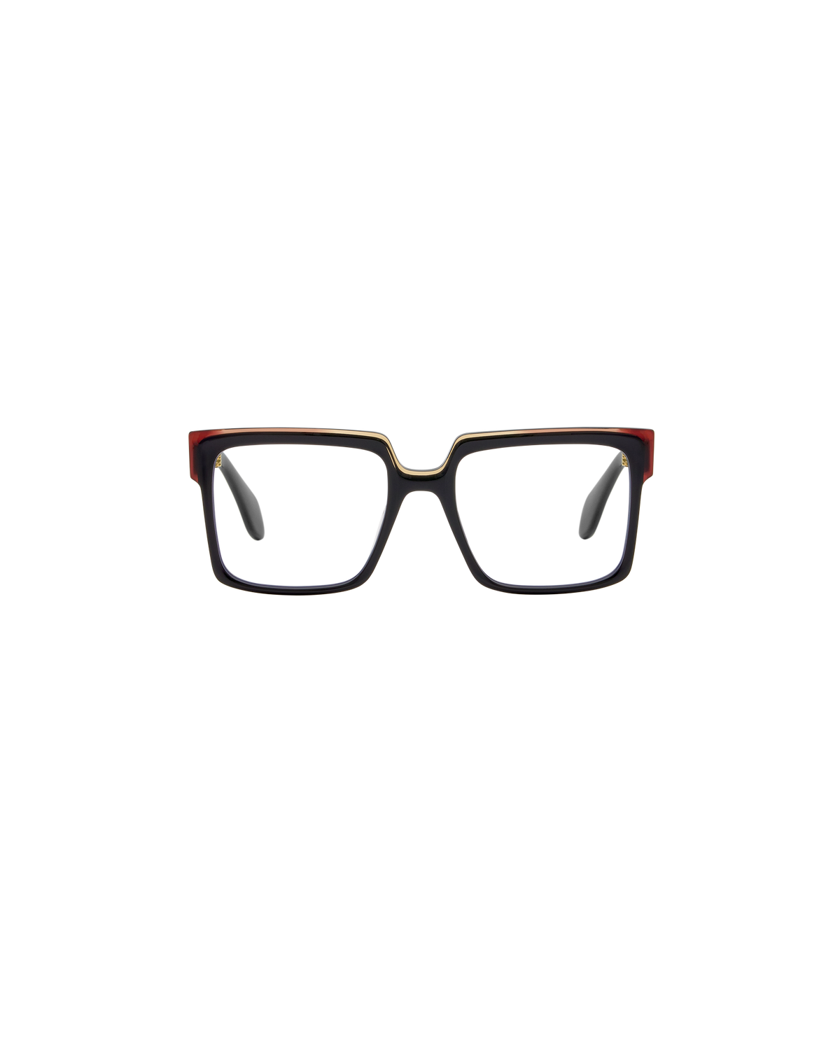 CLAIRE: Cuadrada Acetato Noir optical glasses by GIGI STUDIOS 8345