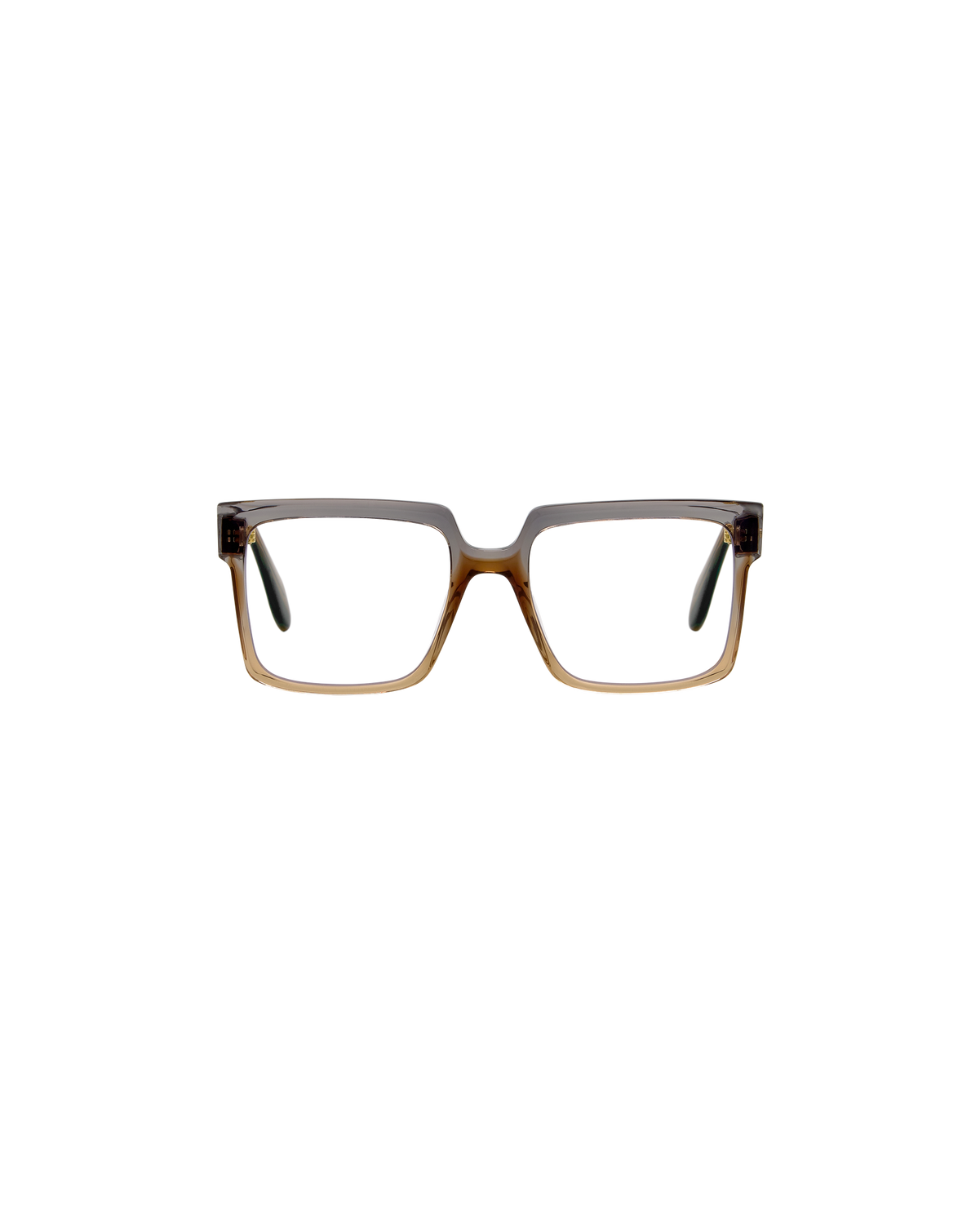 CLAIRE: Cuadrada Acetato Marrón optical glasses by GIGI STUDIOS 8347