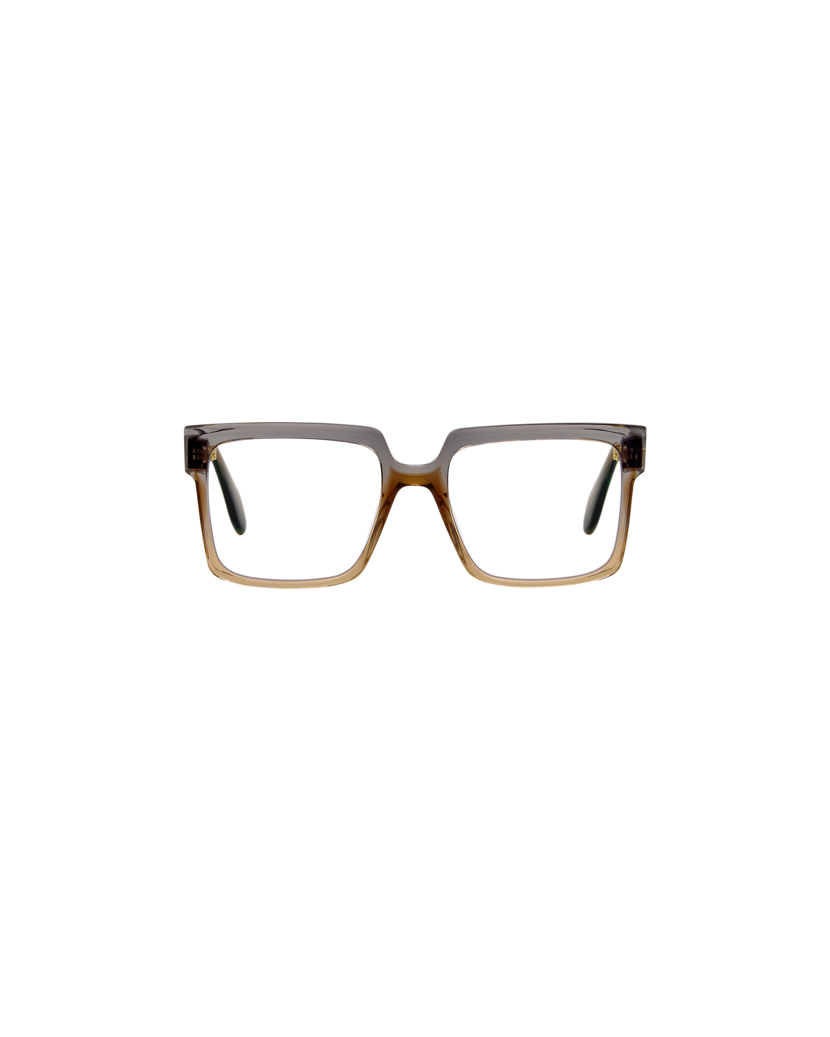CLAIRE: Cuadrada Acetato Marrón optical glasses by GIGI STUDIOS 8347