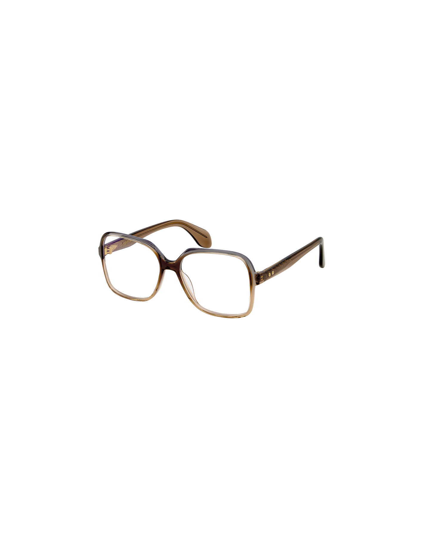 DALIA: Cuadrada Acetato Marrón optical glasses by GIGI STUDIOS 8747