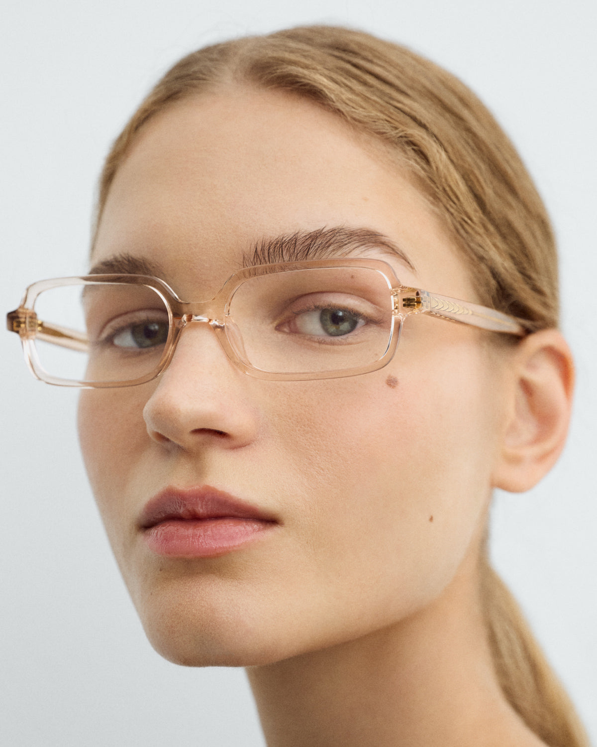 EDITH: Tiny Acetato Rosa optical glasses by GIGI STUDIOS 9636