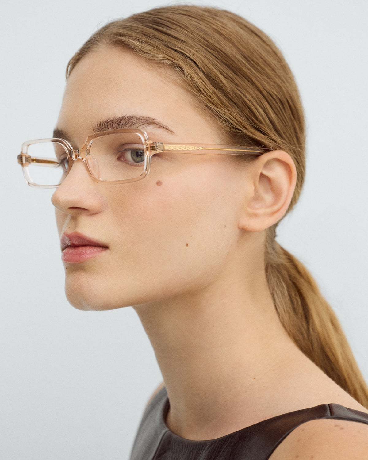 EDITH: Tiny Acetato Rosa optical glasses by GIGI STUDIOS 9581