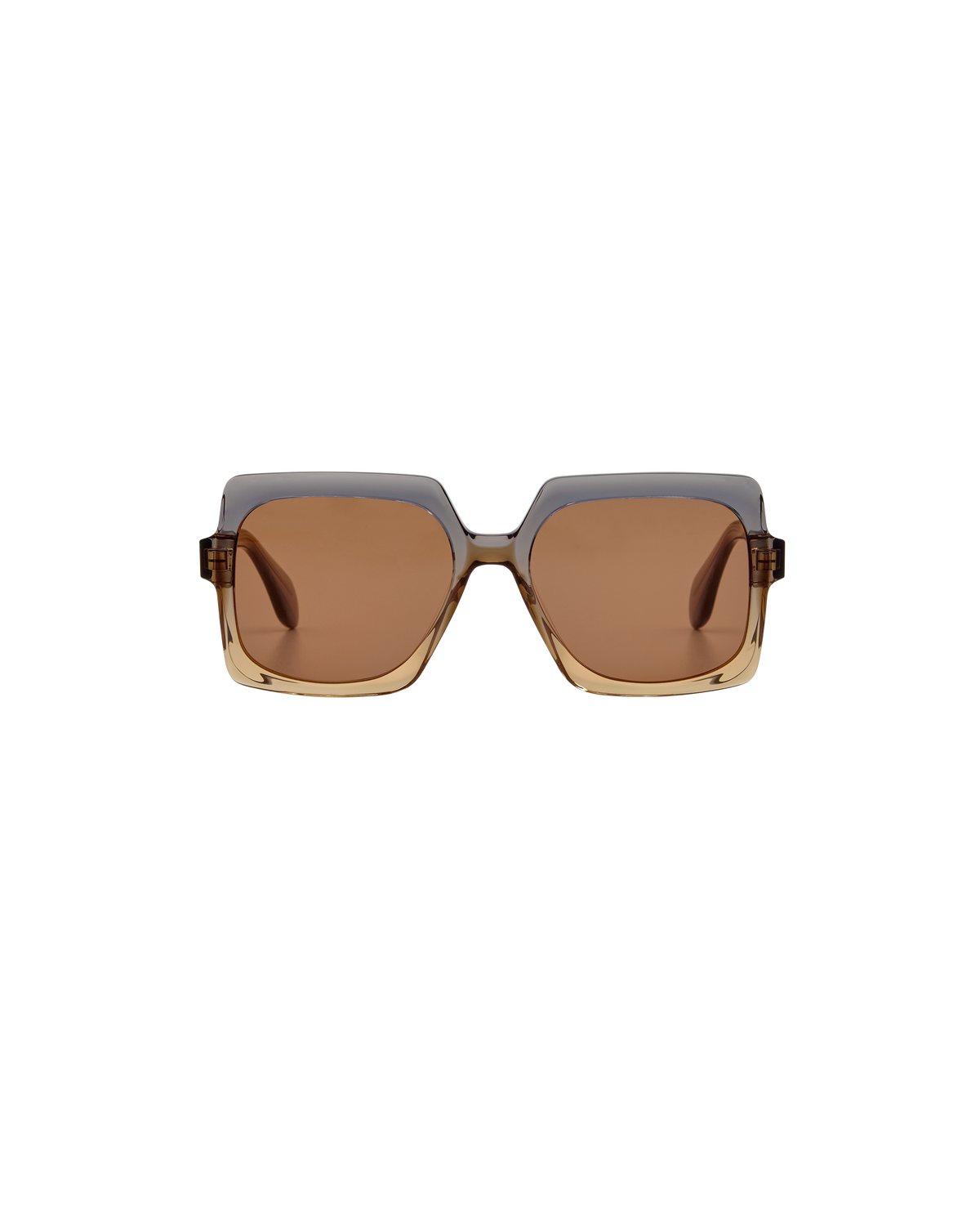 ELINA: Cuadrada Acetato Marrón sunglasses by GIGI STUDIOS 8359