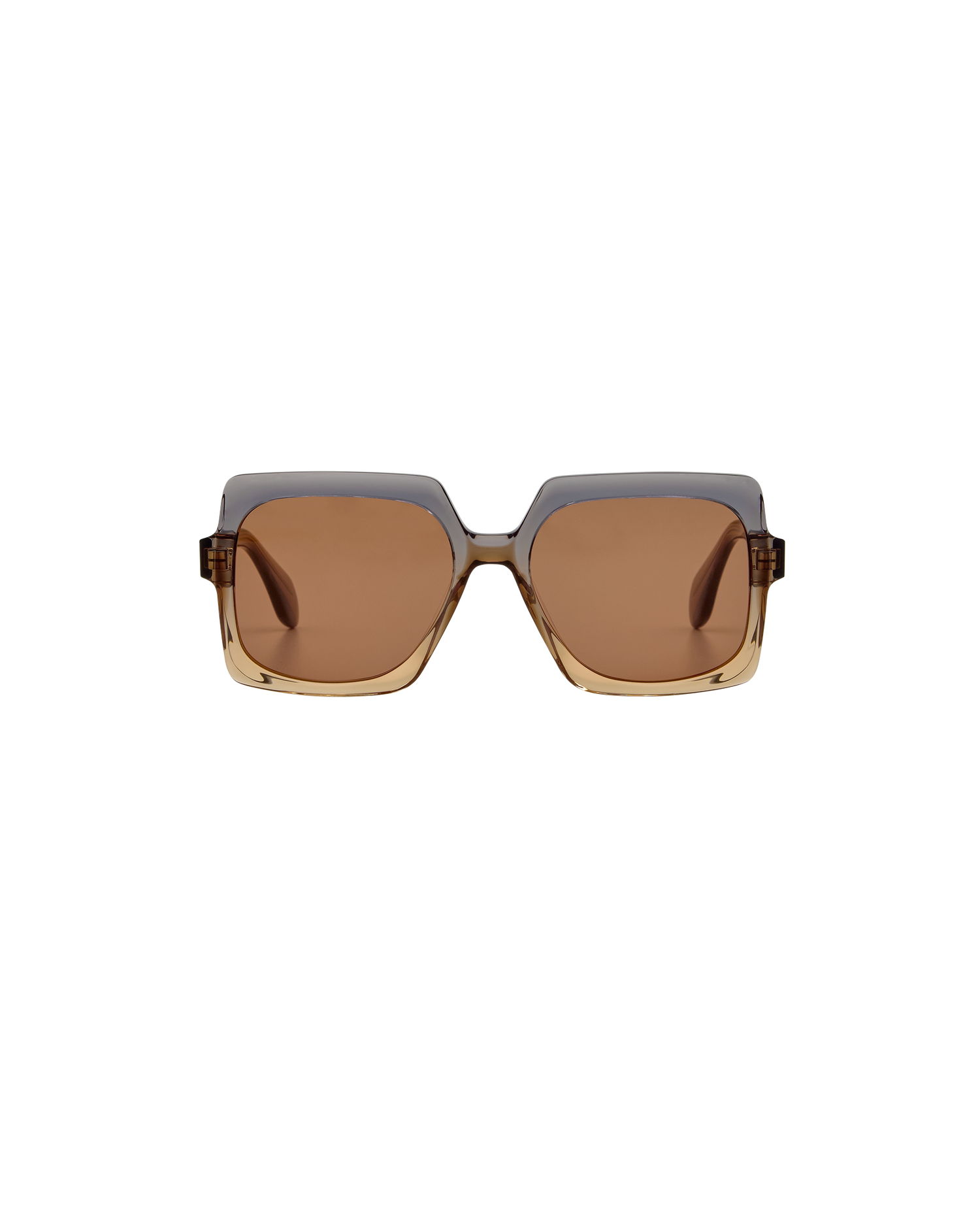 ELINA: Cuadrada Acetato Marrón sunglasses by GIGI STUDIOS 8359
