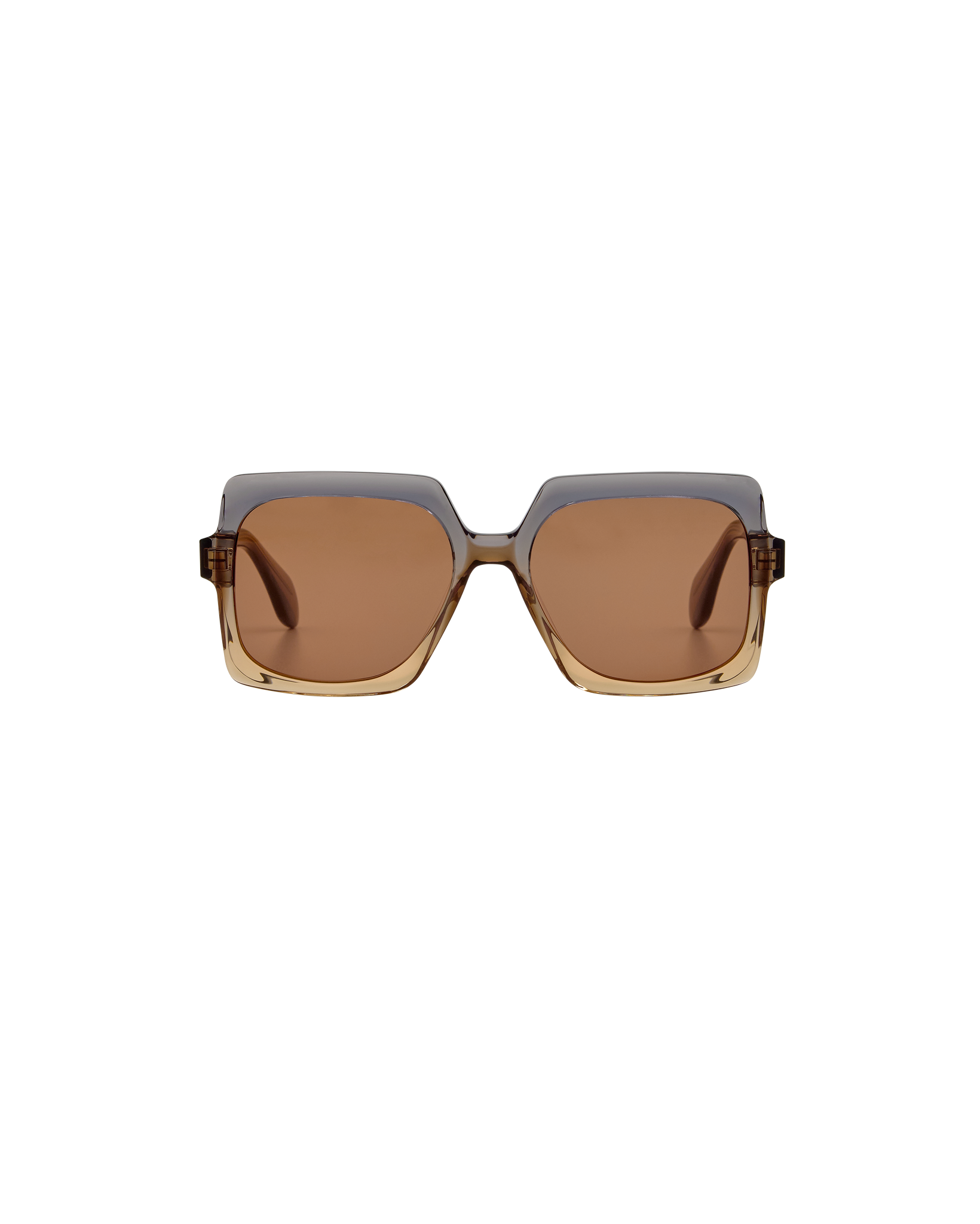 ELINA: Cuadrada Acetato Marrón sunglasses by GIGI STUDIOS 8359