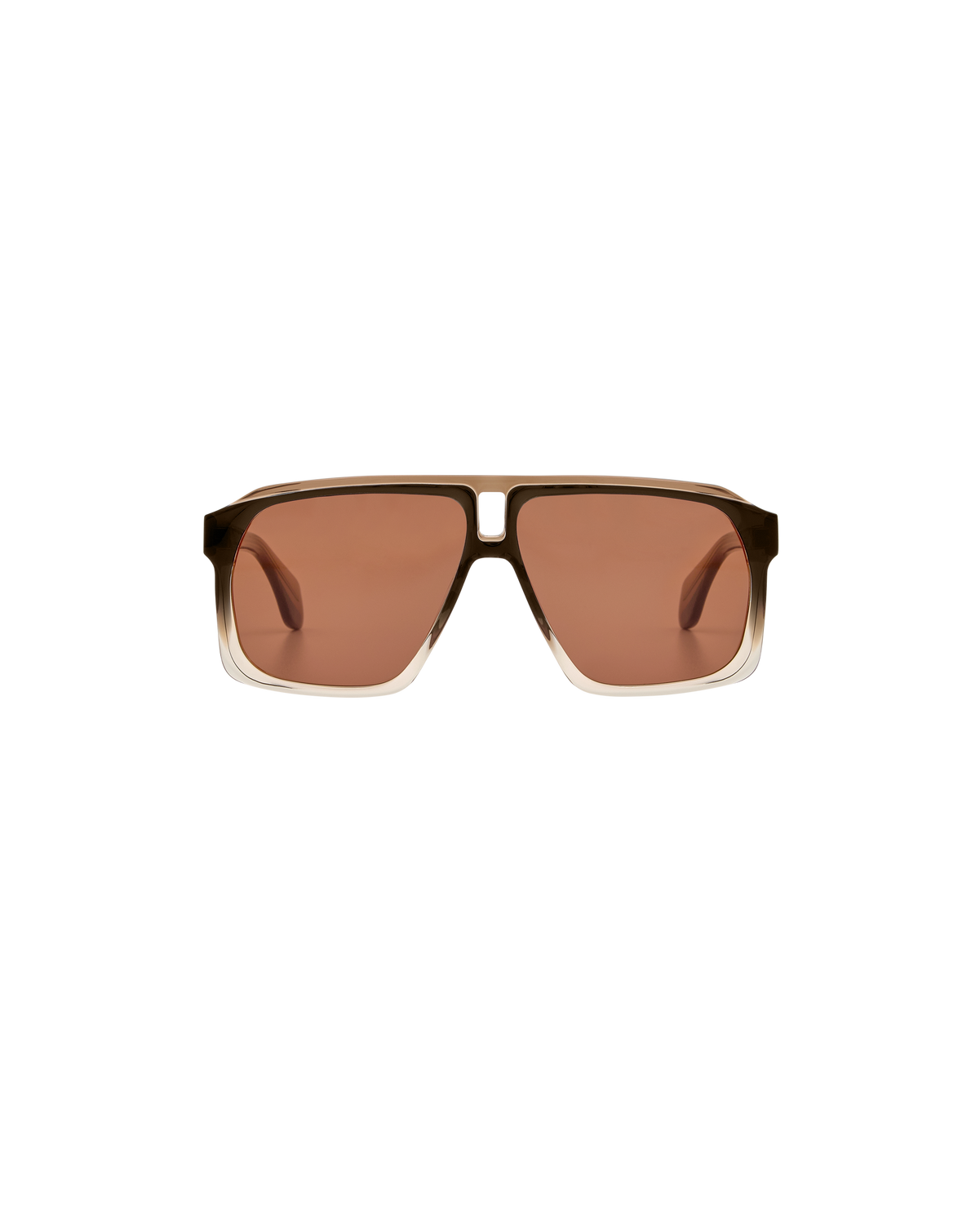 LYANNA: Aviador Acetato Marrón sunglasses by GIGI STUDIOS 8363