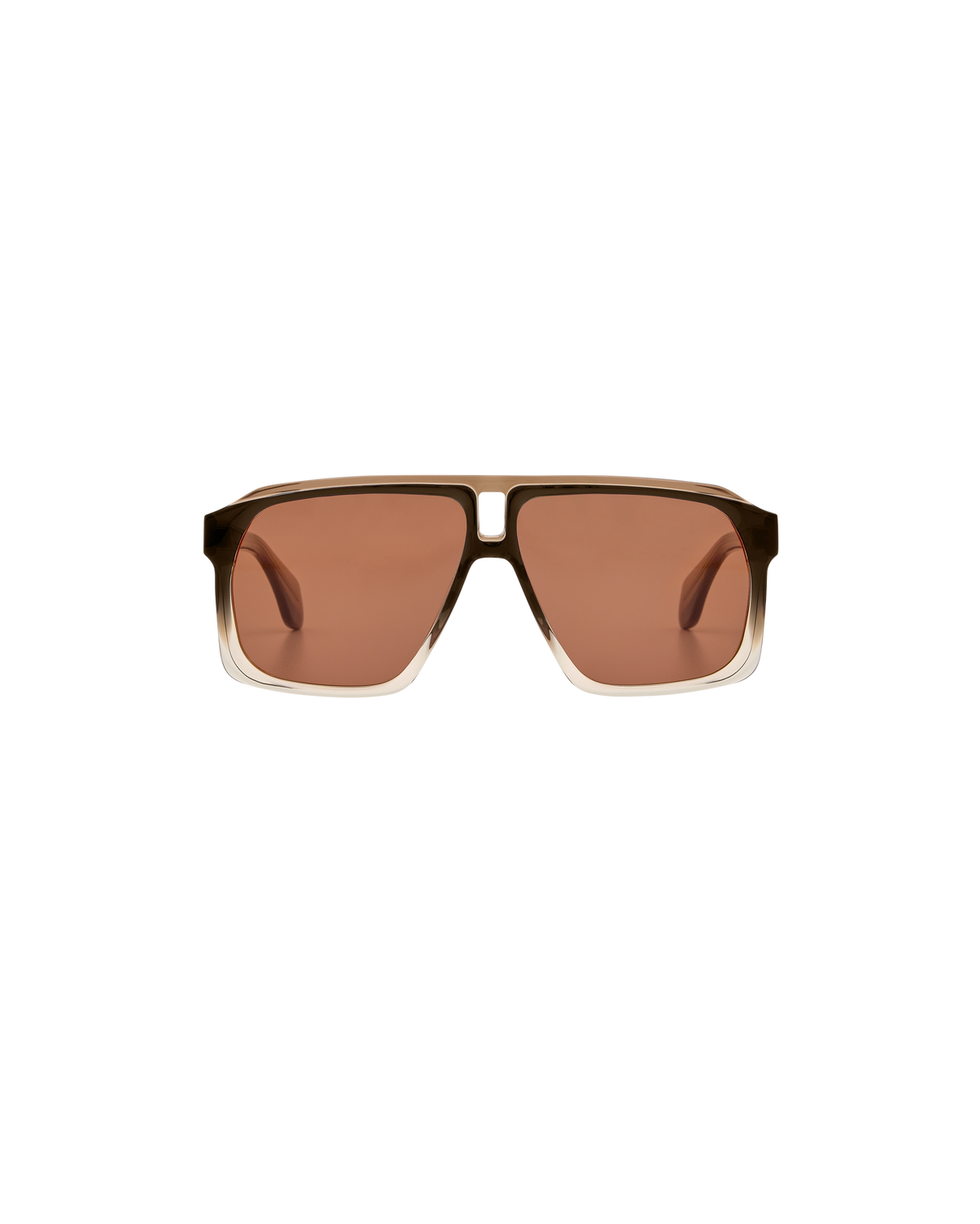 LYANNA: Aviador Acetato Marrón sunglasses by GIGI STUDIOS 8363