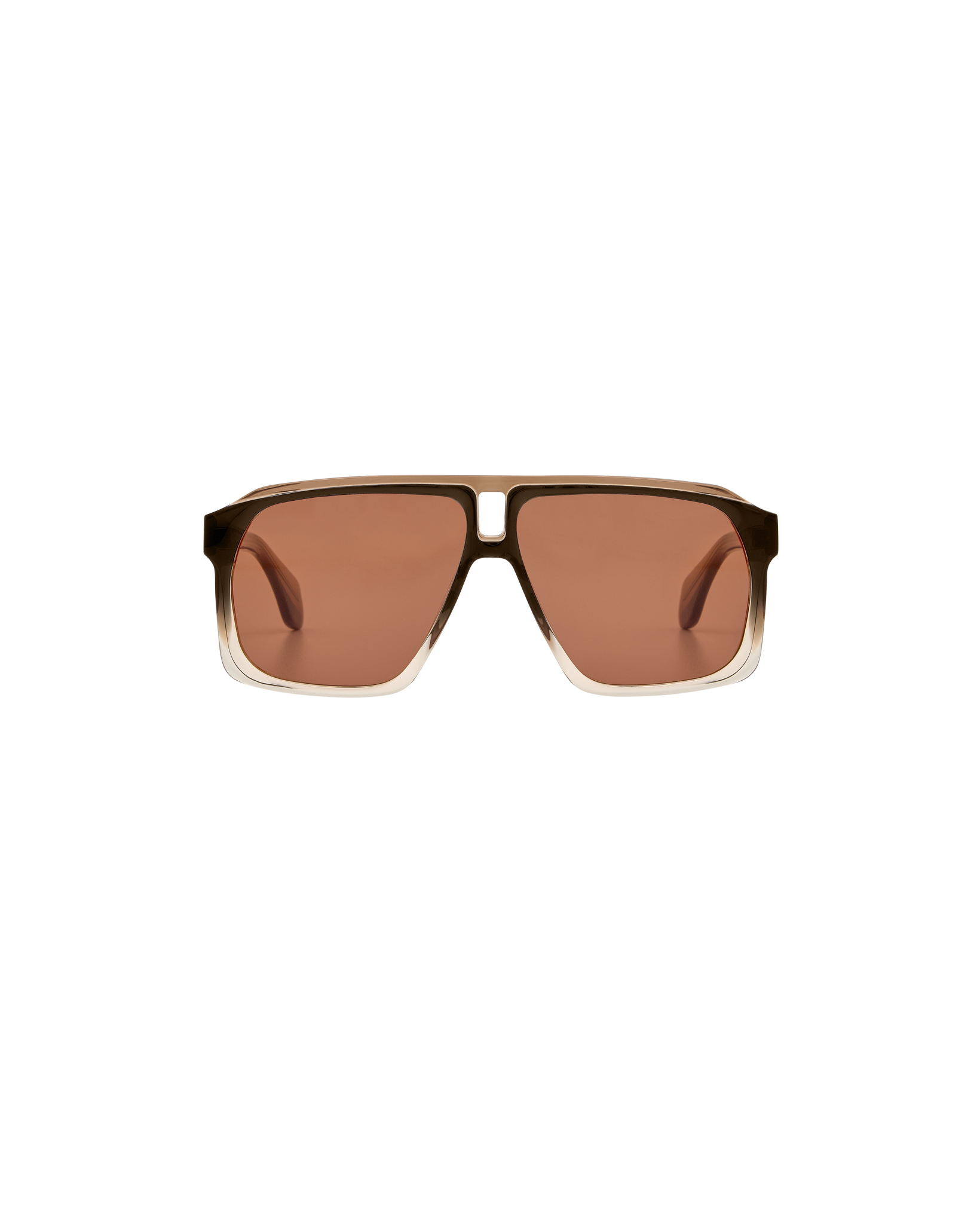 LYANNA: Aviador Acetato Marrón sunglasses by GIGI STUDIOS 8363