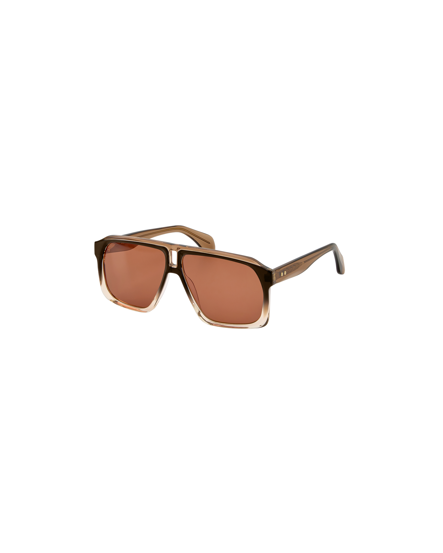 LYANNA: Aviador Acetato Marrón sunglasses by GIGI STUDIOS 8759