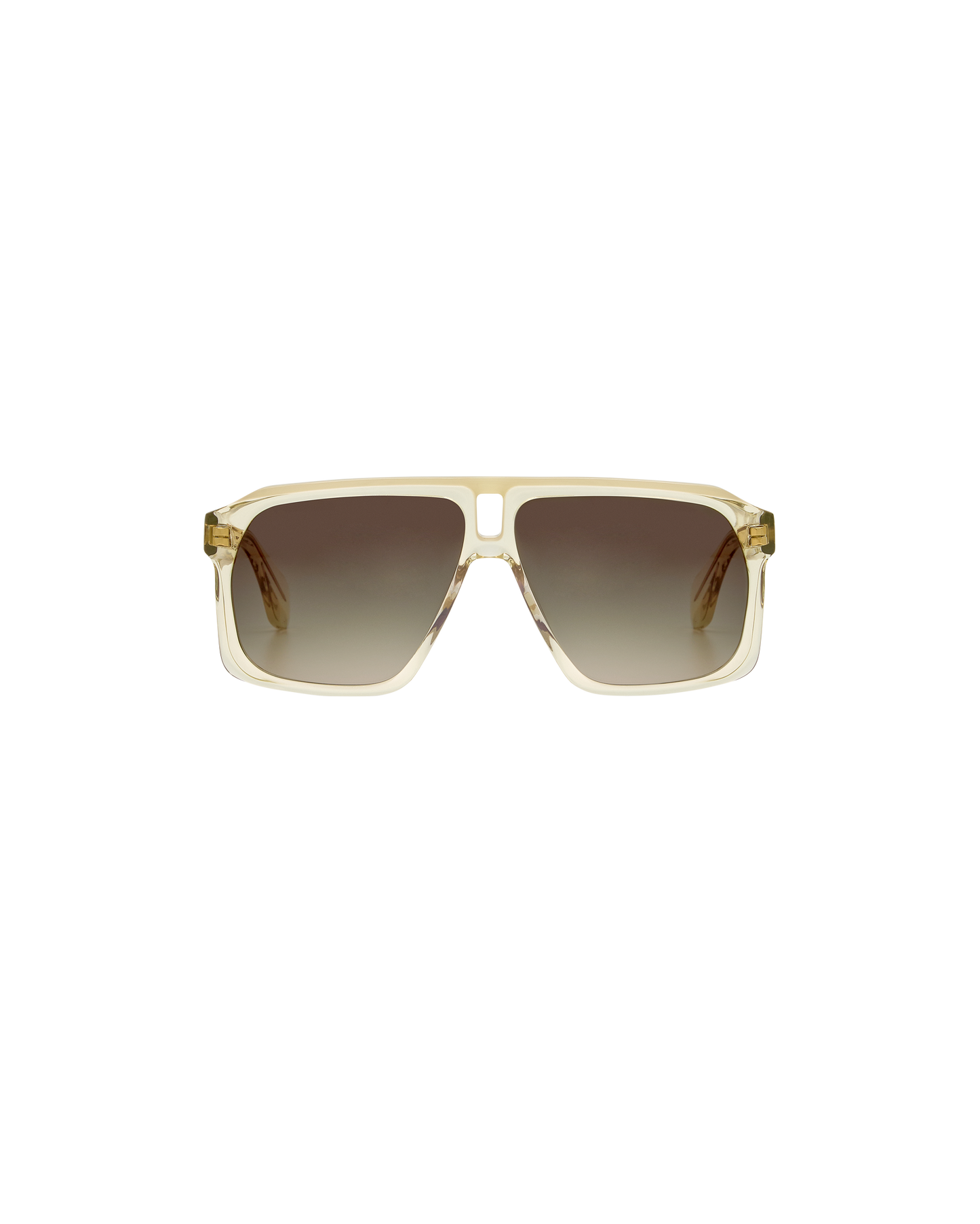 LYANNA: Aviador Acetato Transparente sunglasses by GIGI STUDIOS 8364