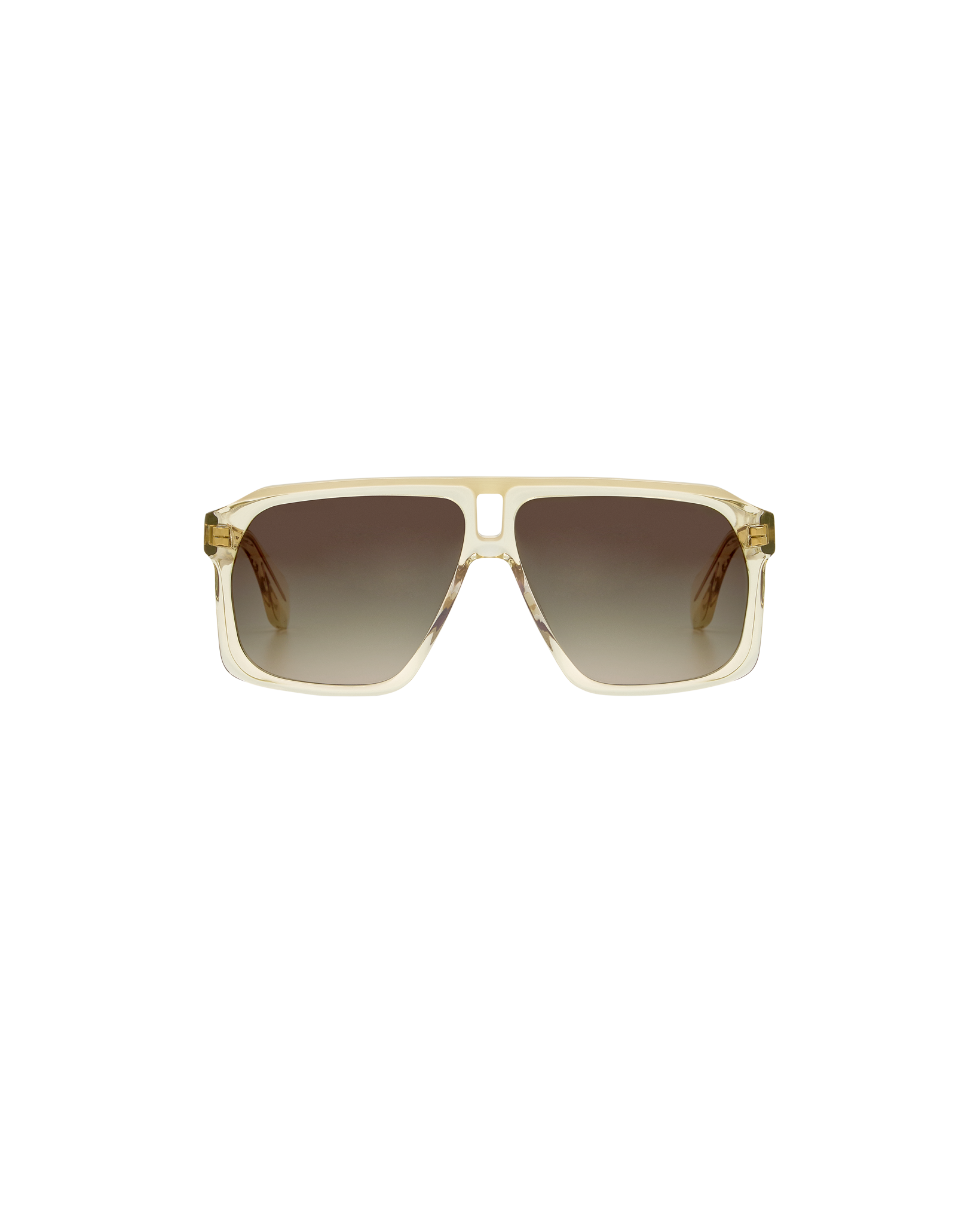 LYANNA: Aviador Acetato Transparente sunglasses by GIGI STUDIOS 8364