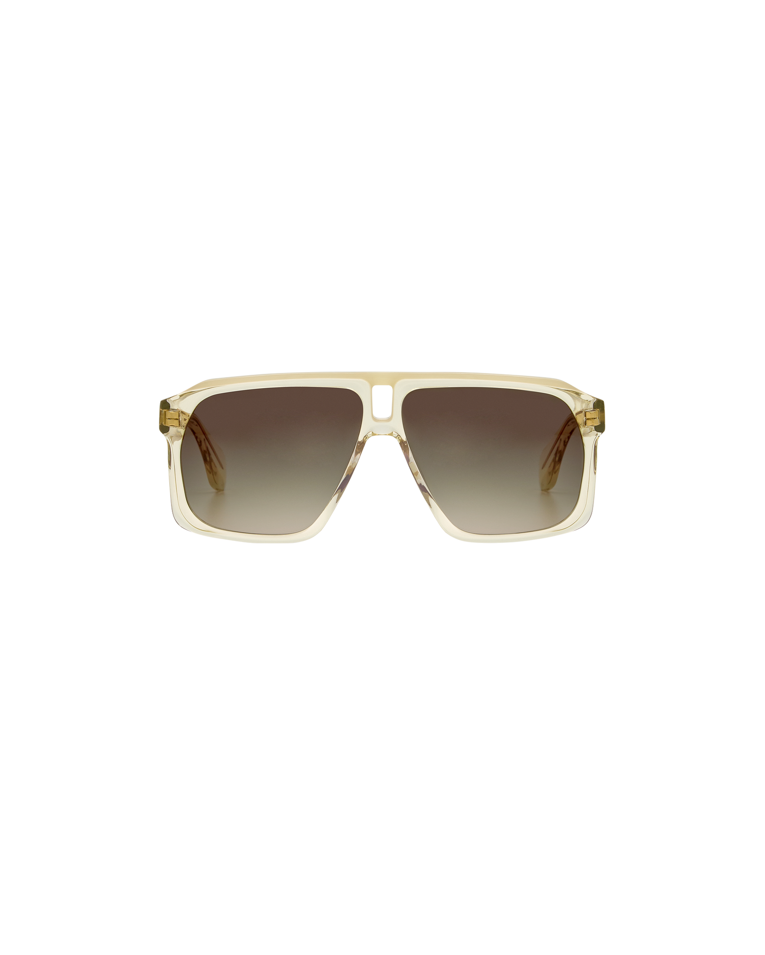 LYANNA: Aviador Acetato Transparente sunglasses by GIGI STUDIOS 8364