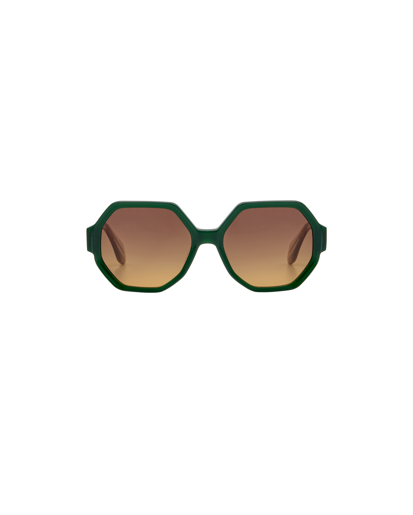MAVIE: Geométricas Acetato Verde sunglasses by GIGI STUDIOS 8367