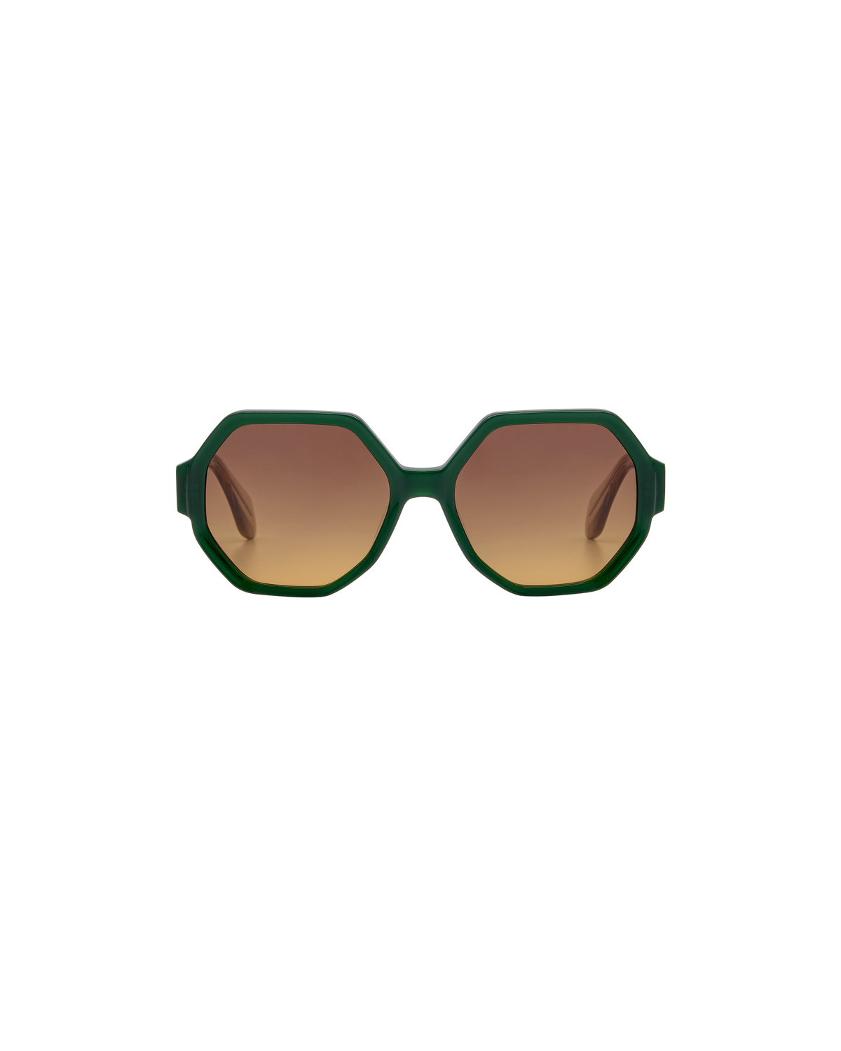 MAVIE: Geométricas Acetato Verde sunglasses by GIGI STUDIOS 8367