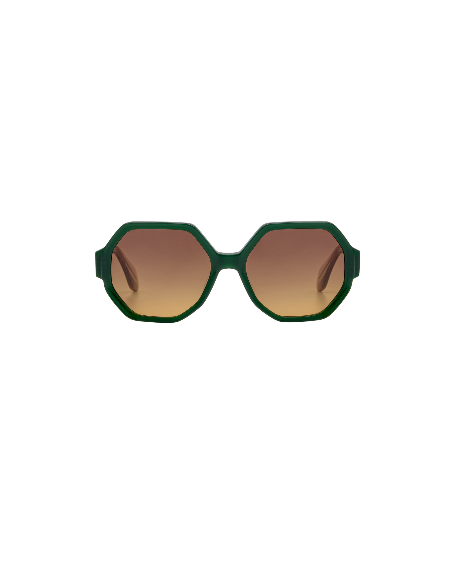 MAVIE: Geométricas Acetato Verde sunglasses by GIGI STUDIOS 8367