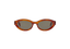 MILA: Tiny Acetato Havana sunglasses by GIGI STUDIOS 8370