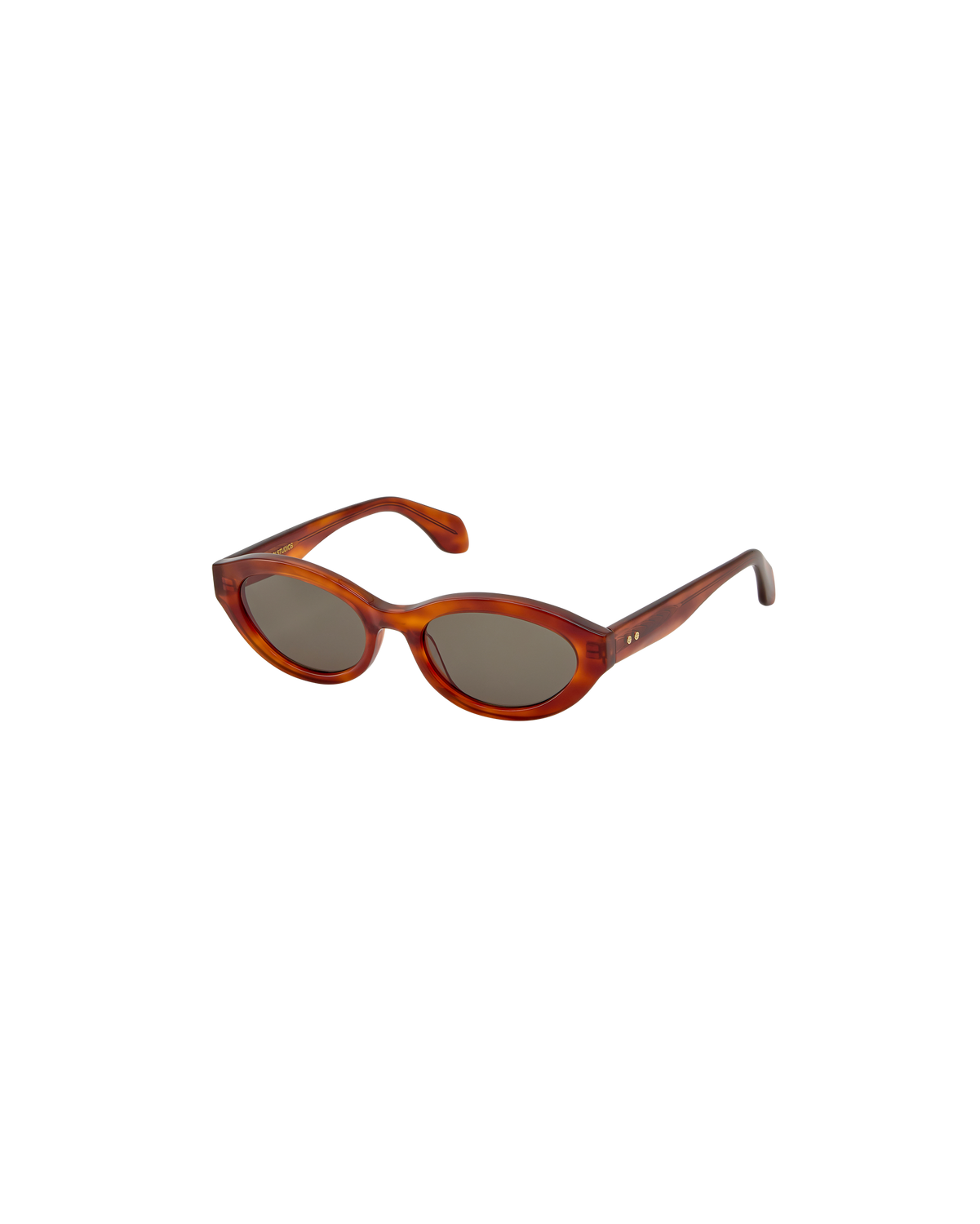 MILA: Tiny Acetato Havana sunglasses by GIGI STUDIOS 8766