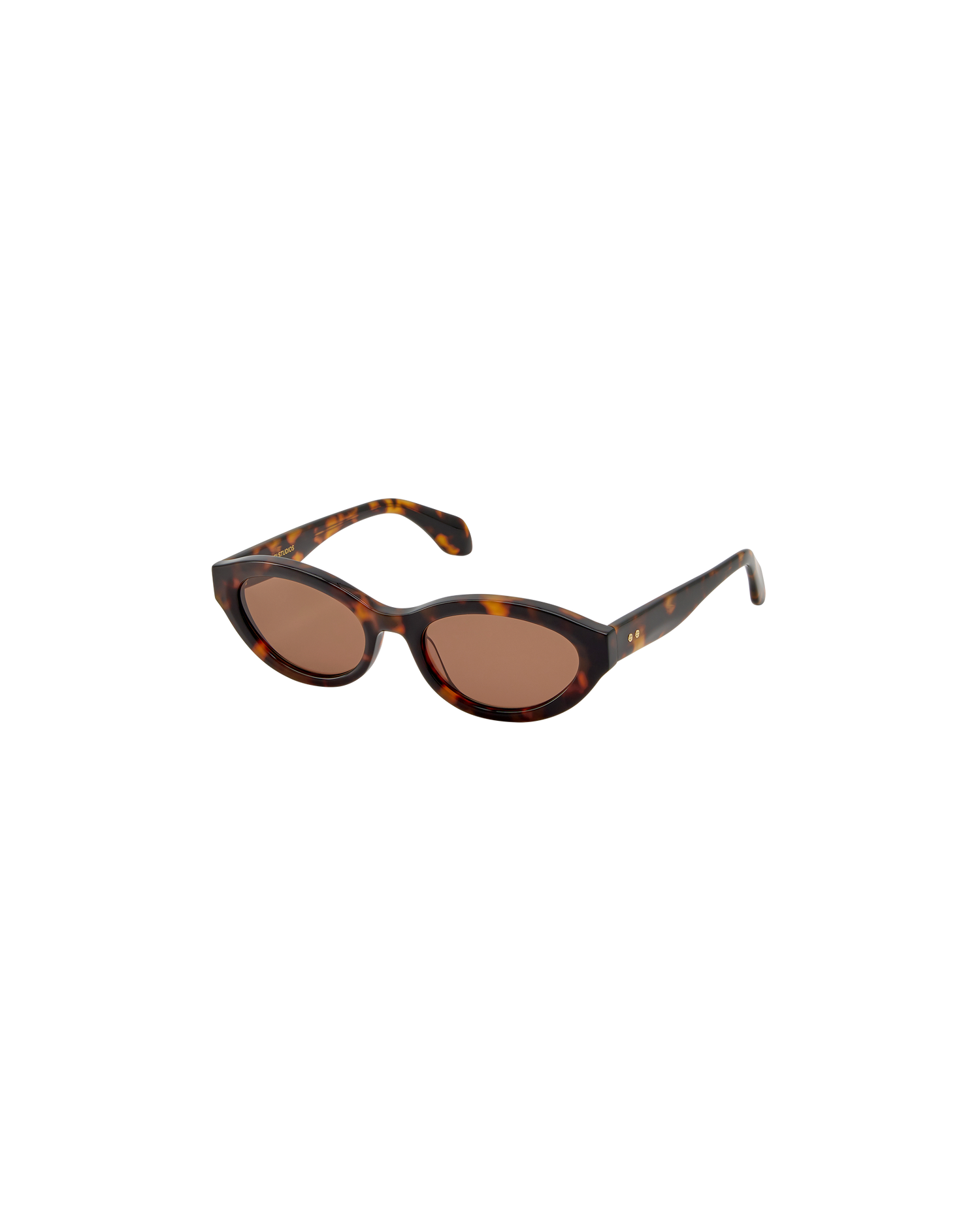 MILA: Tiny Acetato Havana sunglasses by GIGI STUDIOS 8767