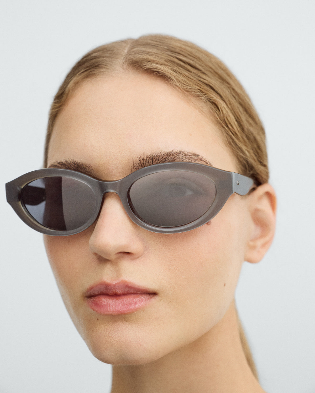 MILA: Tiny Acetato Grigio sunglasses by GIGI STUDIOS 9639