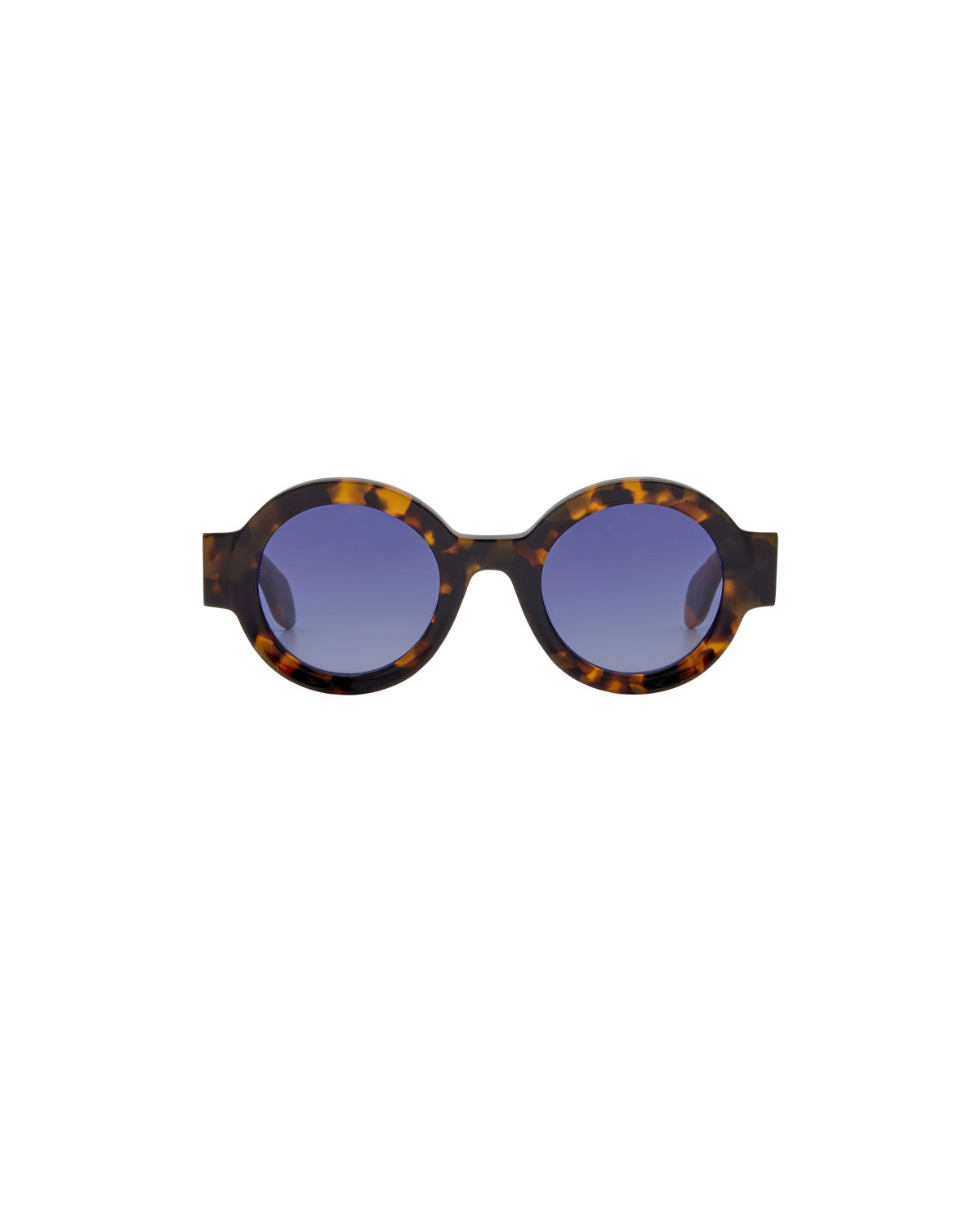 MIREA: Redondas Acetato Havana sunglasses by GIGI STUDIOS 8374