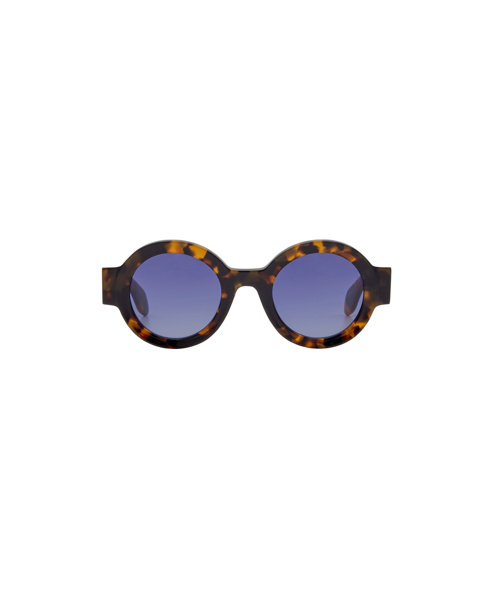 MIREA: Redondas Acetato Havana sunglasses by GIGI STUDIOS 8374