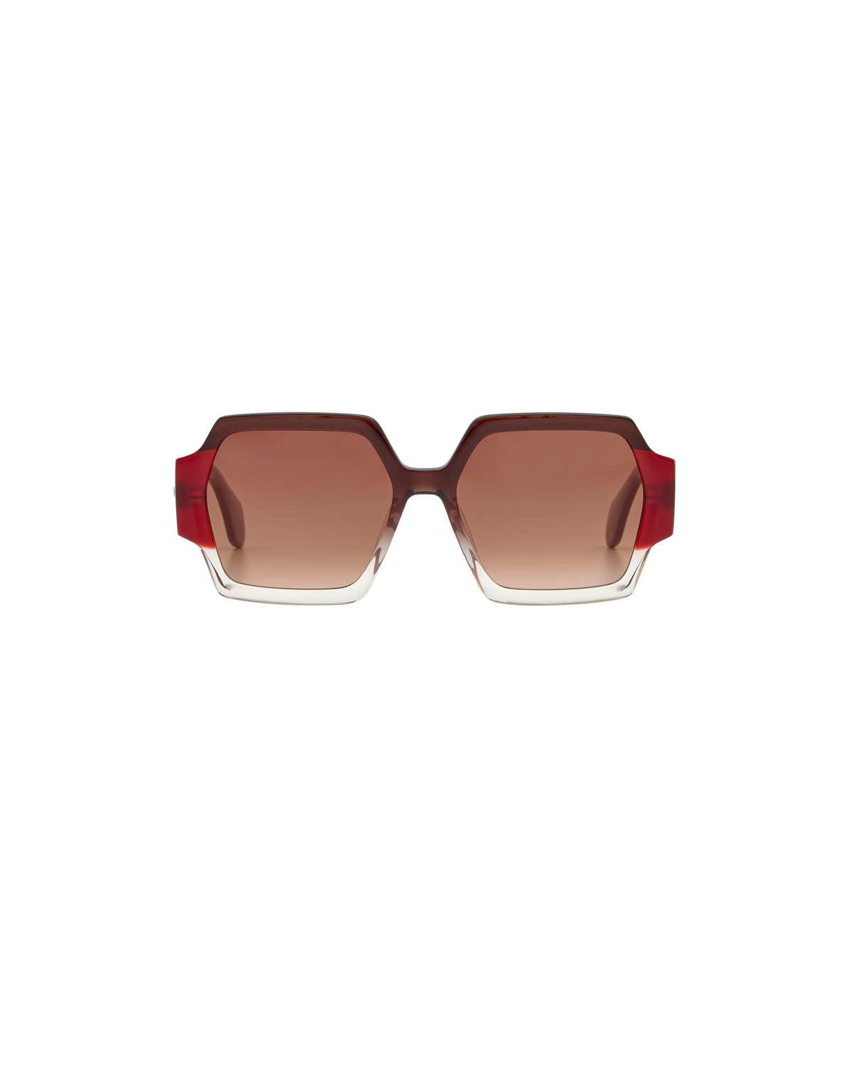 AYNE: Geométricas Acetato Marrón sunglasses by GIGI STUDIOS 8379