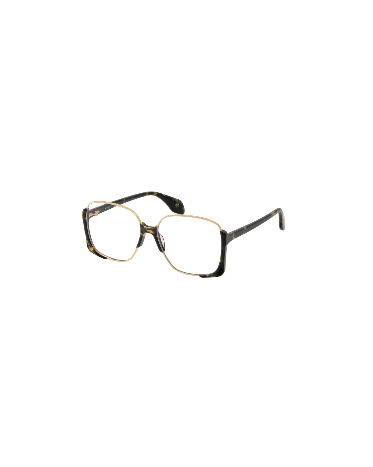 SENNA: Cuadrada Acetato-Metal Havana optical glasses by GIGI STUDIOS 8780