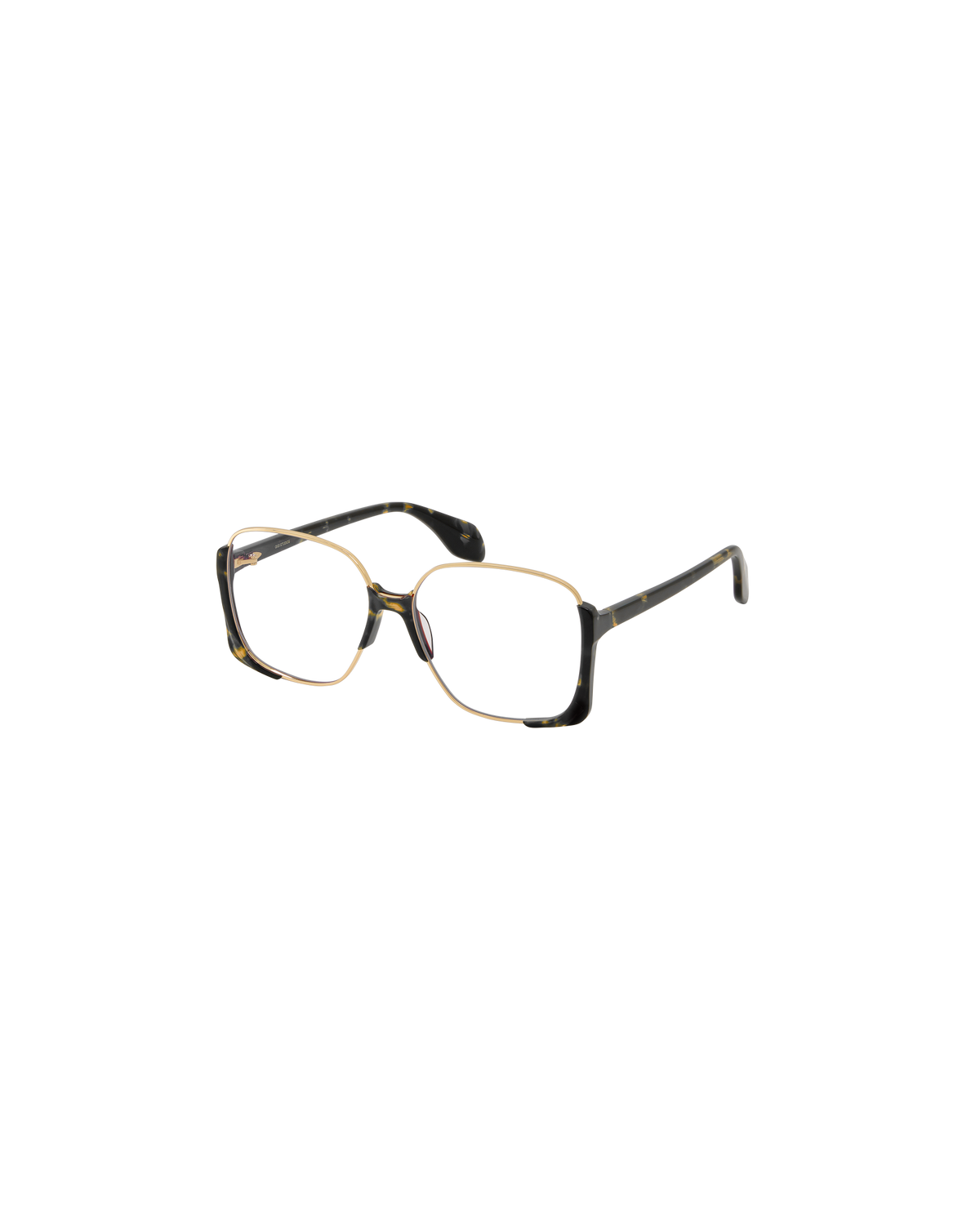 SENNA: Cuadrada Acetato-Metal Havana optical glasses by GIGI STUDIOS 8780