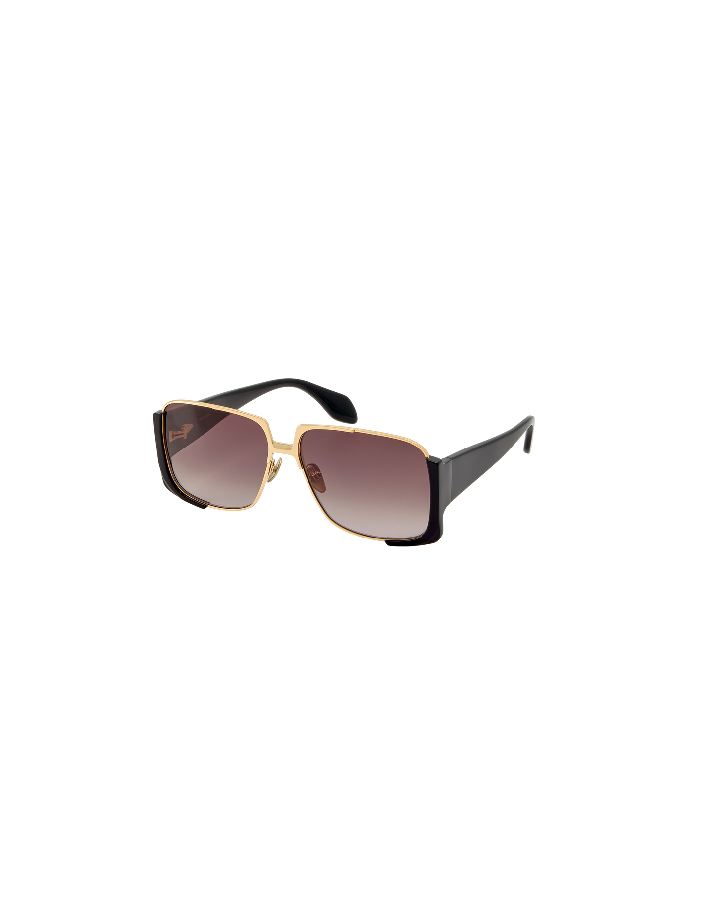 THEA: Cuadrada Acetato-Metal Noir sunglasses by GIGI STUDIOS 8784