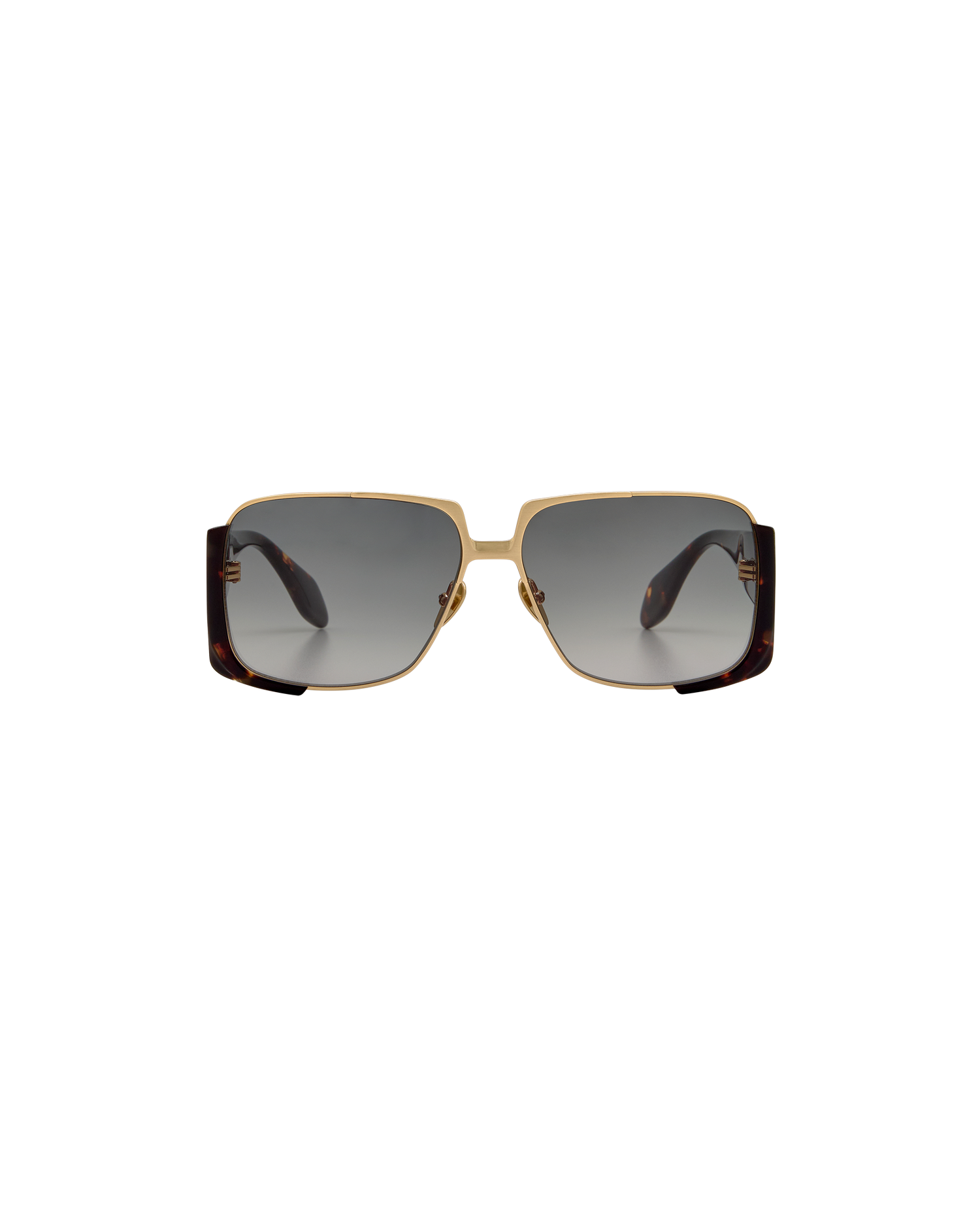 THEA: Cuadrada Acetato-Metal Havana sunglasses by GIGI STUDIOS 8389