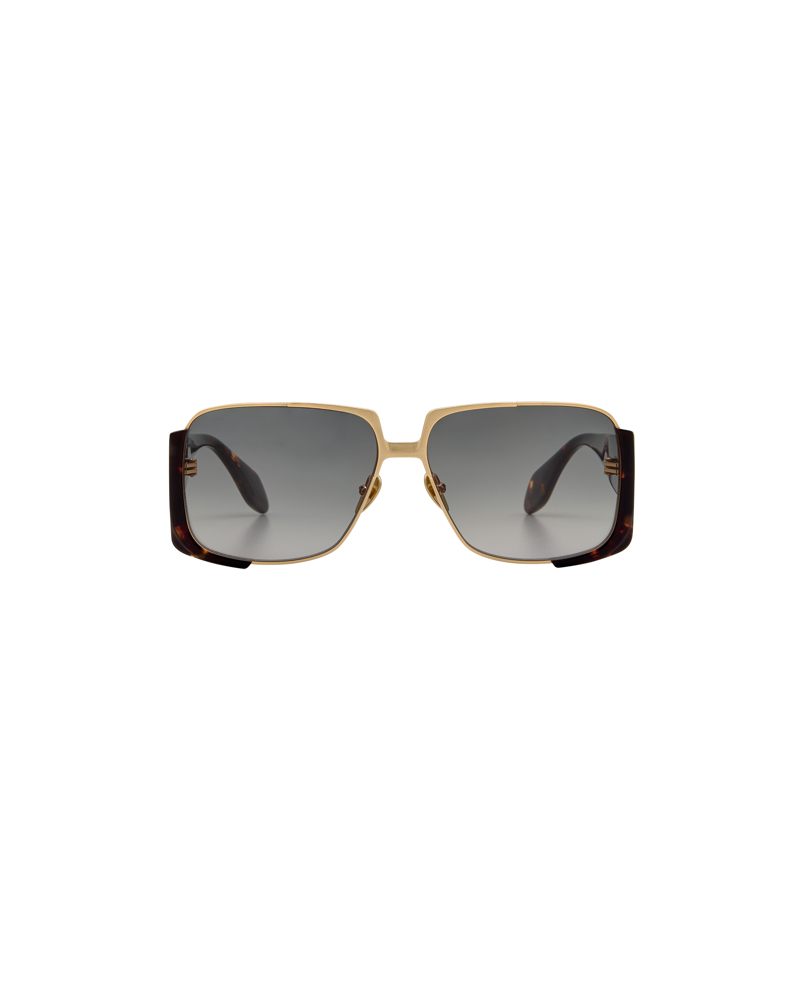 THEA: Cuadrada Acetato-Metal Havana sunglasses by GIGI STUDIOS 8389