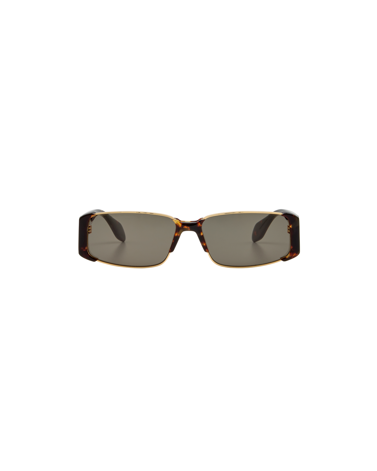 VIANA: Tiny Acetato-Metal Havana sunglasses by GIGI STUDIOS 8392