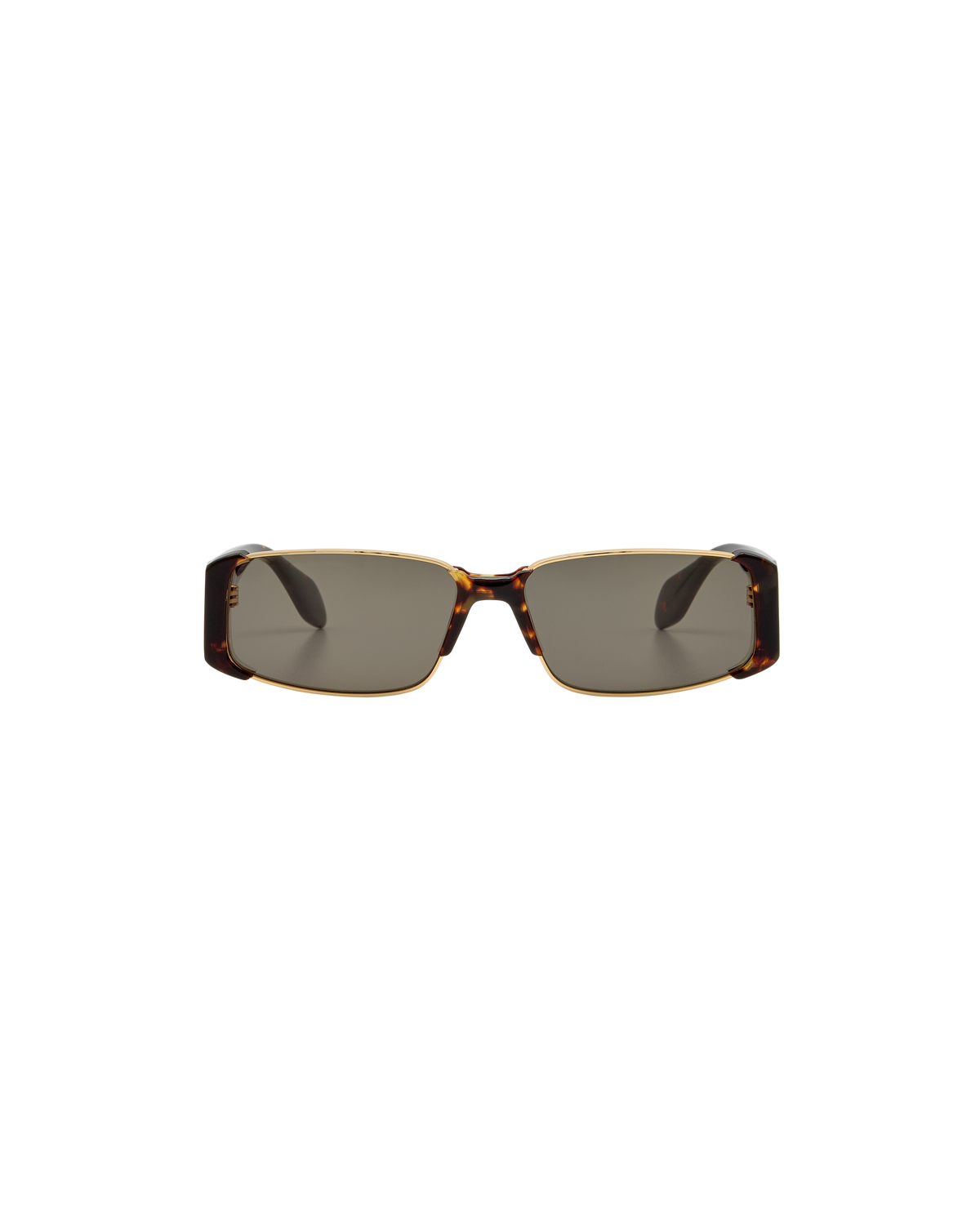 VIANA: Tiny Acetato-Metal Havana sunglasses by GIGI STUDIOS 8392
