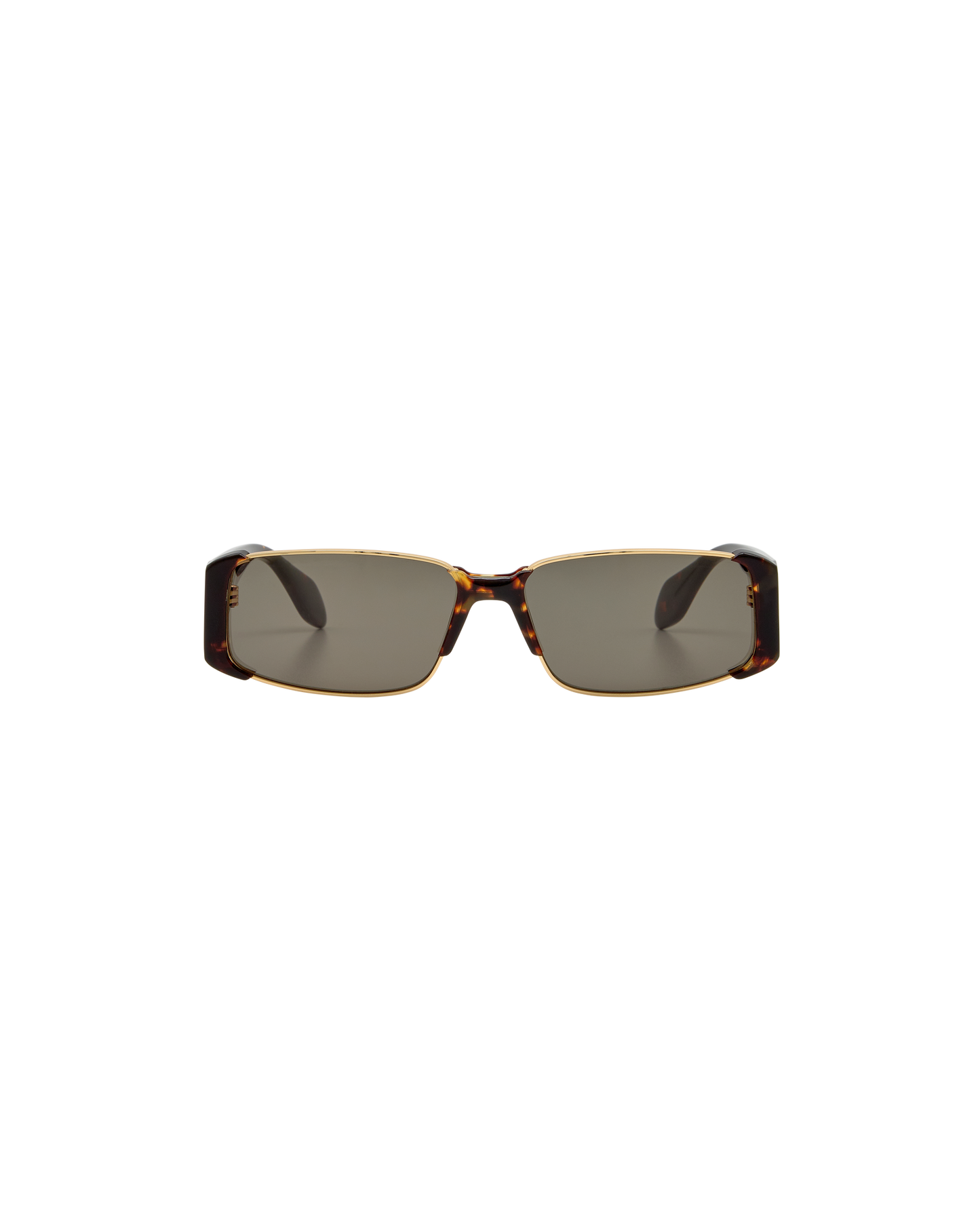 VIANA: Tiny Acetato-Metal Havana sunglasses by GIGI STUDIOS 8392
