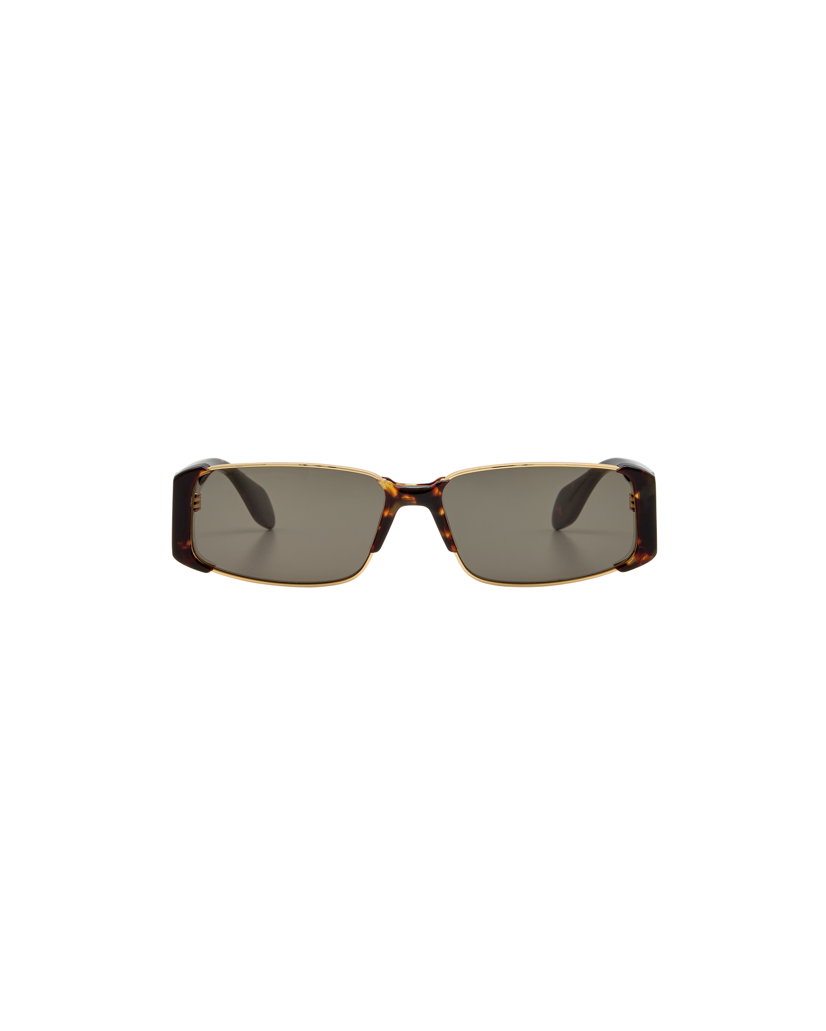 VIANA: Tiny Acetato-Metal Havana sunglasses by GIGI STUDIOS 8392