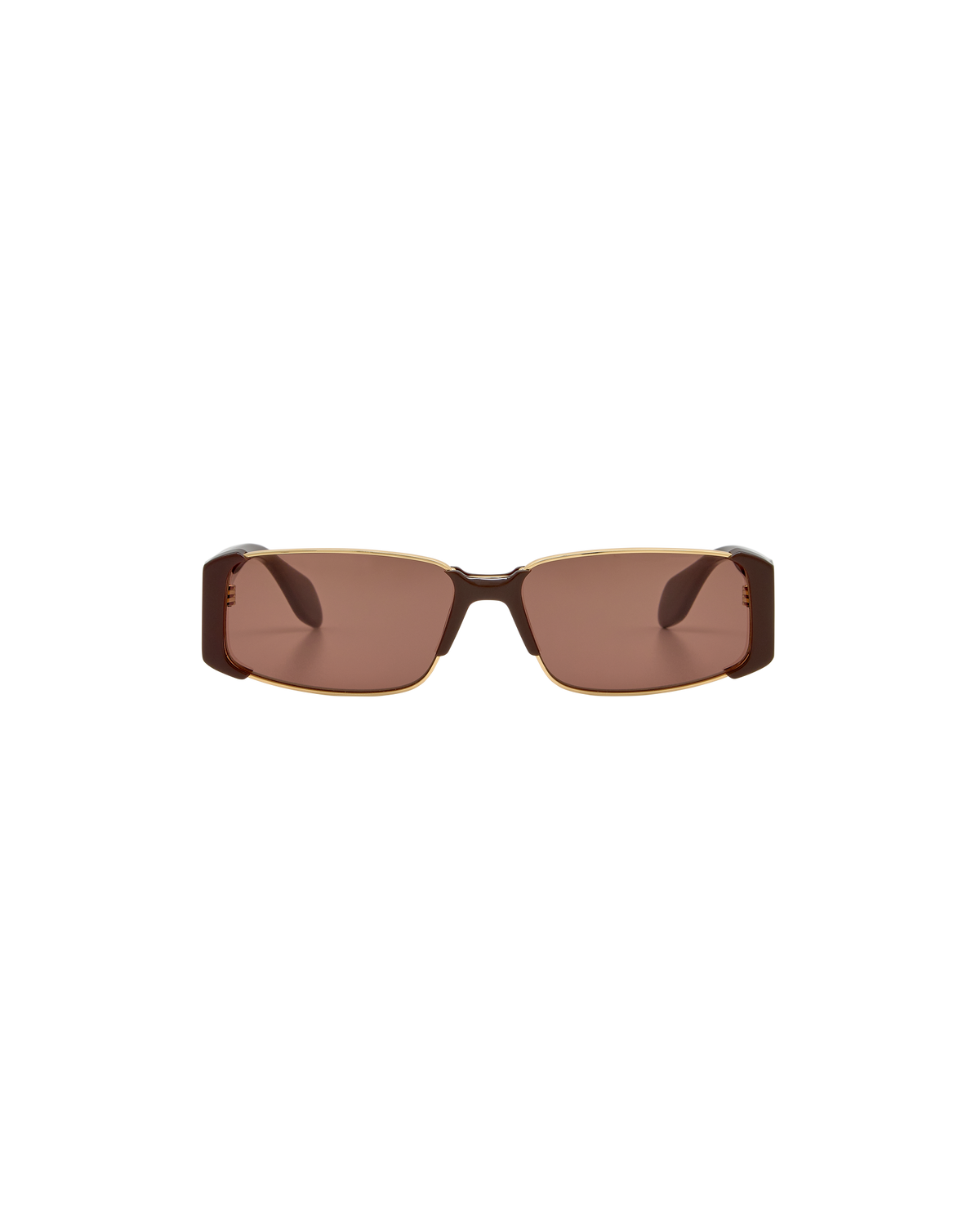 VIANA: Tiny Acetato-Metal Marrón sunglasses by GIGI STUDIOS 8393