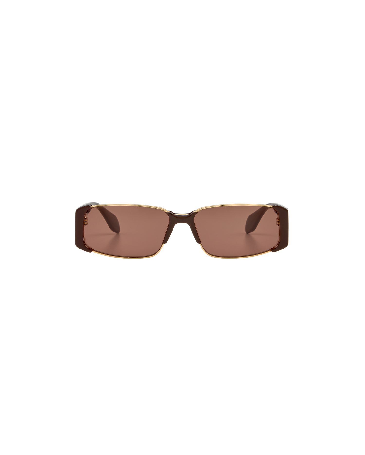 VIANA: Tiny Acetato-Metal Marrón sunglasses by GIGI STUDIOS 8393