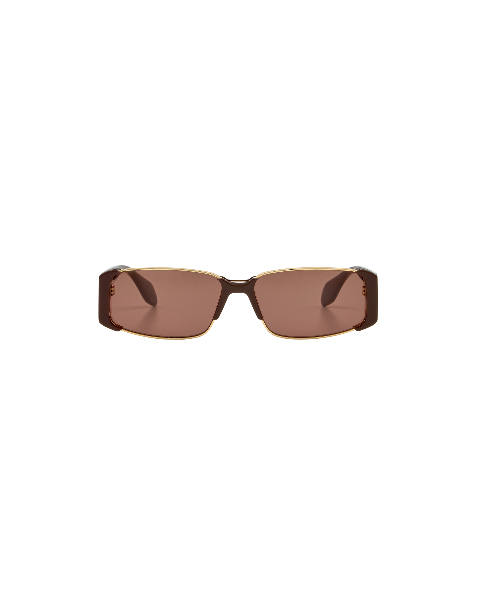 VIANA: Tiny Acetato-Metal Marrón sunglasses by GIGI STUDIOS 8393