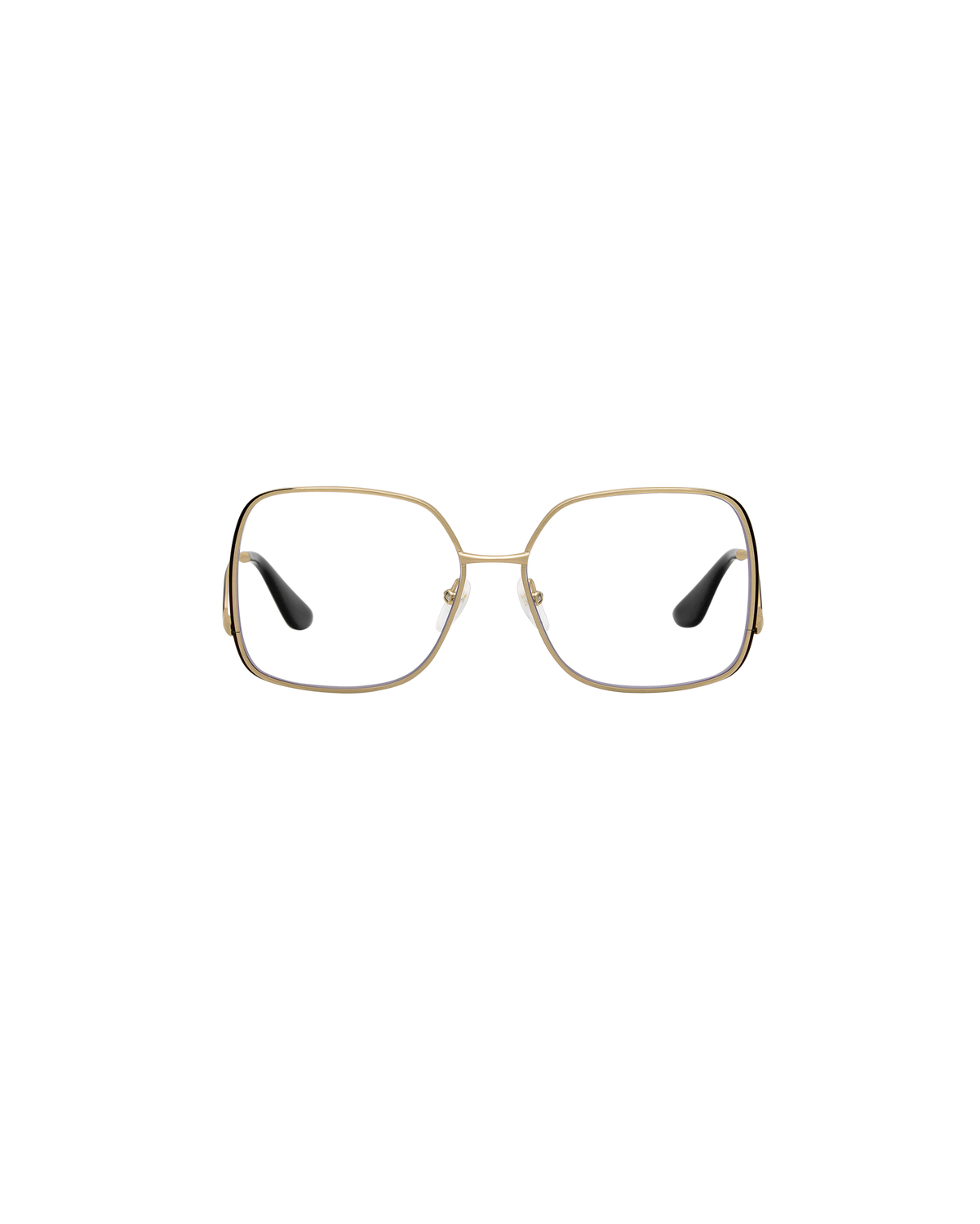 SYRA: Cuadrada Metal Noir optical glasses by GIGI STUDIOS 8396