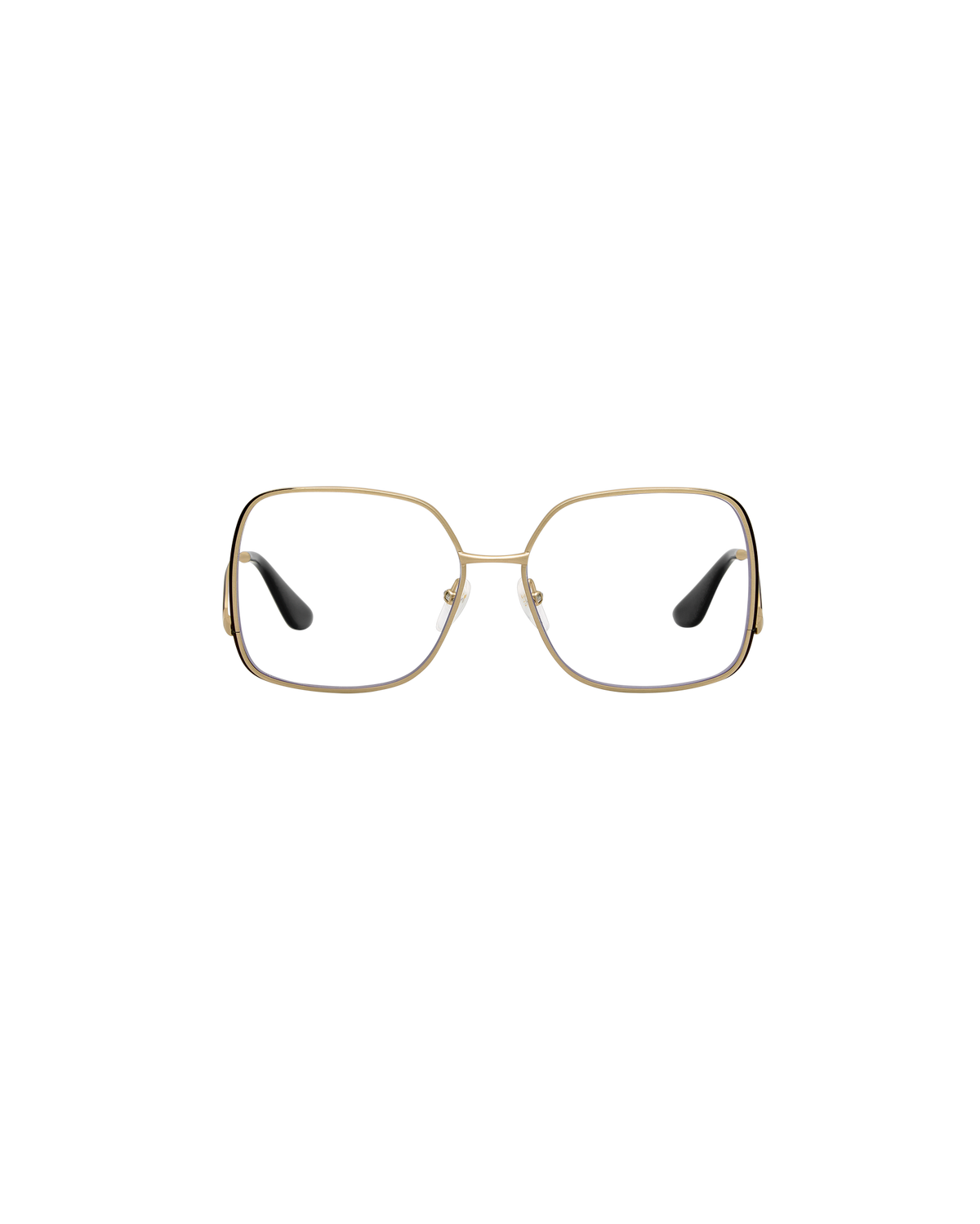 SYRA: Cuadrada Metal Noir optical glasses by GIGI STUDIOS 8396