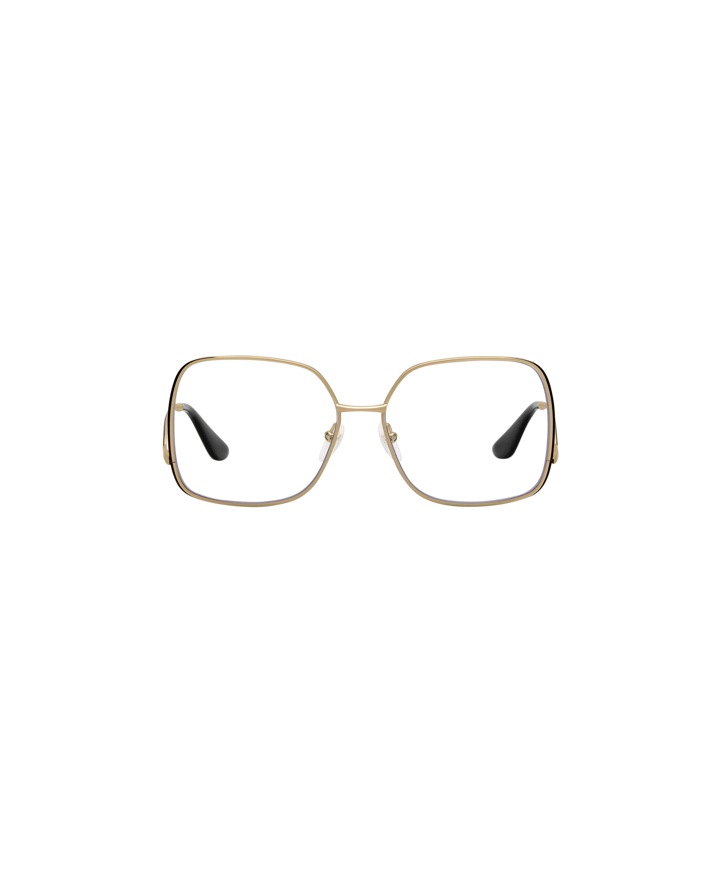 SYRA: Cuadrada Metal Noir optical glasses by GIGI STUDIOS 8396