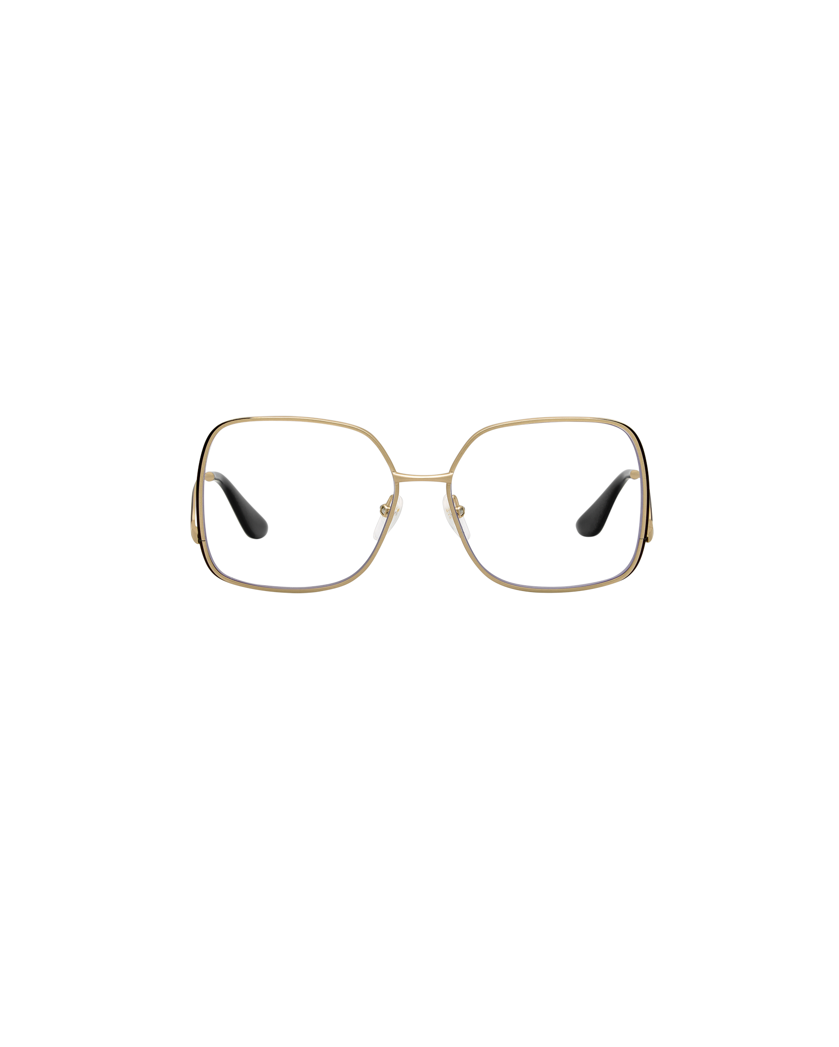 SYRA: Cuadrada Metal Noir optical glasses by GIGI STUDIOS 8396
