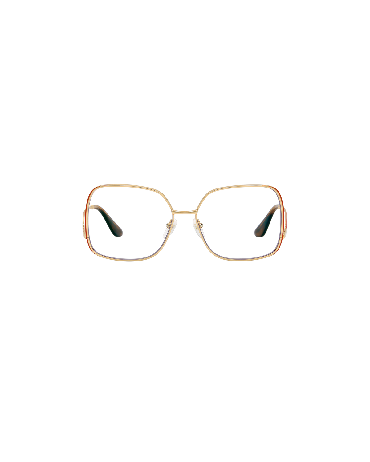 SYRA: Cuadrada Metal Orange optical glasses by GIGI STUDIOS 8399