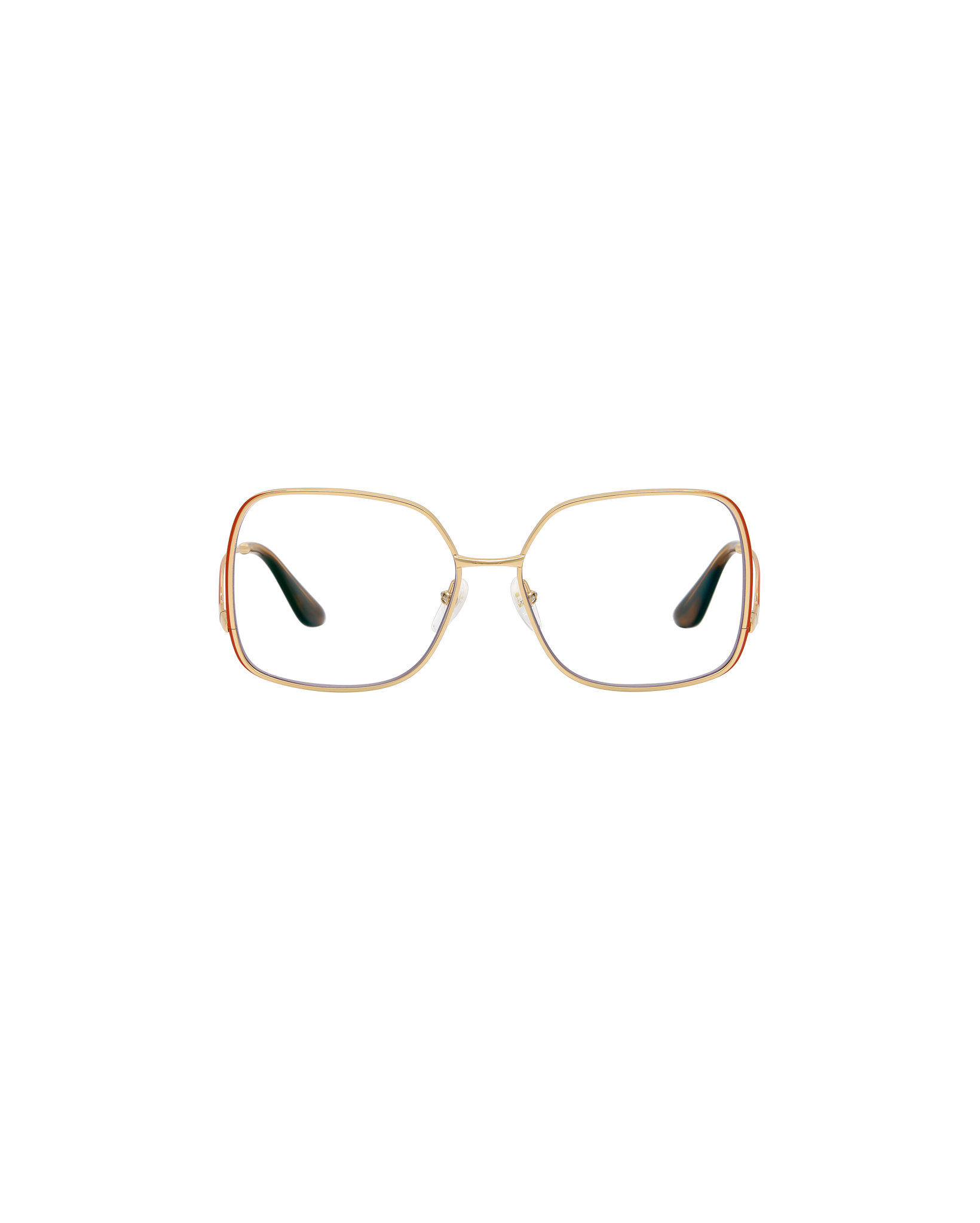 SYRA: Cuadrada Metal Orange optical glasses by GIGI STUDIOS 8399