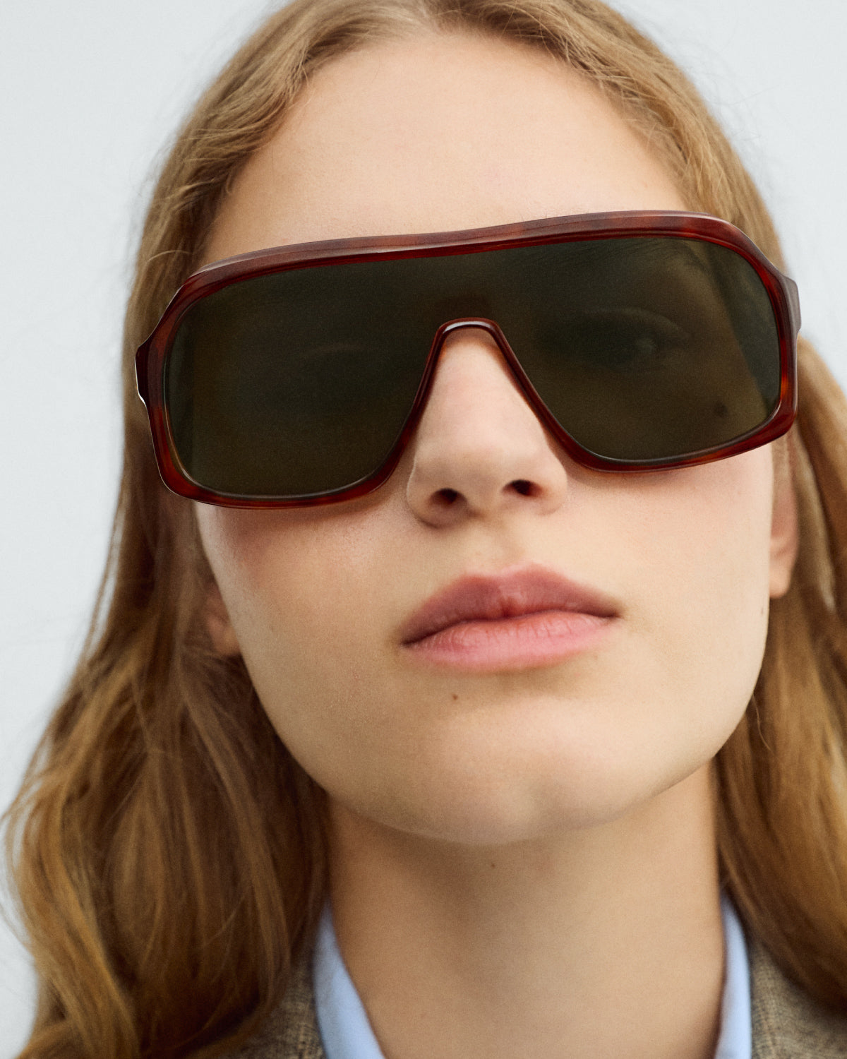 NAELLE: Aviador Acetato Havana sunglasses by GIGI STUDIOS 10067